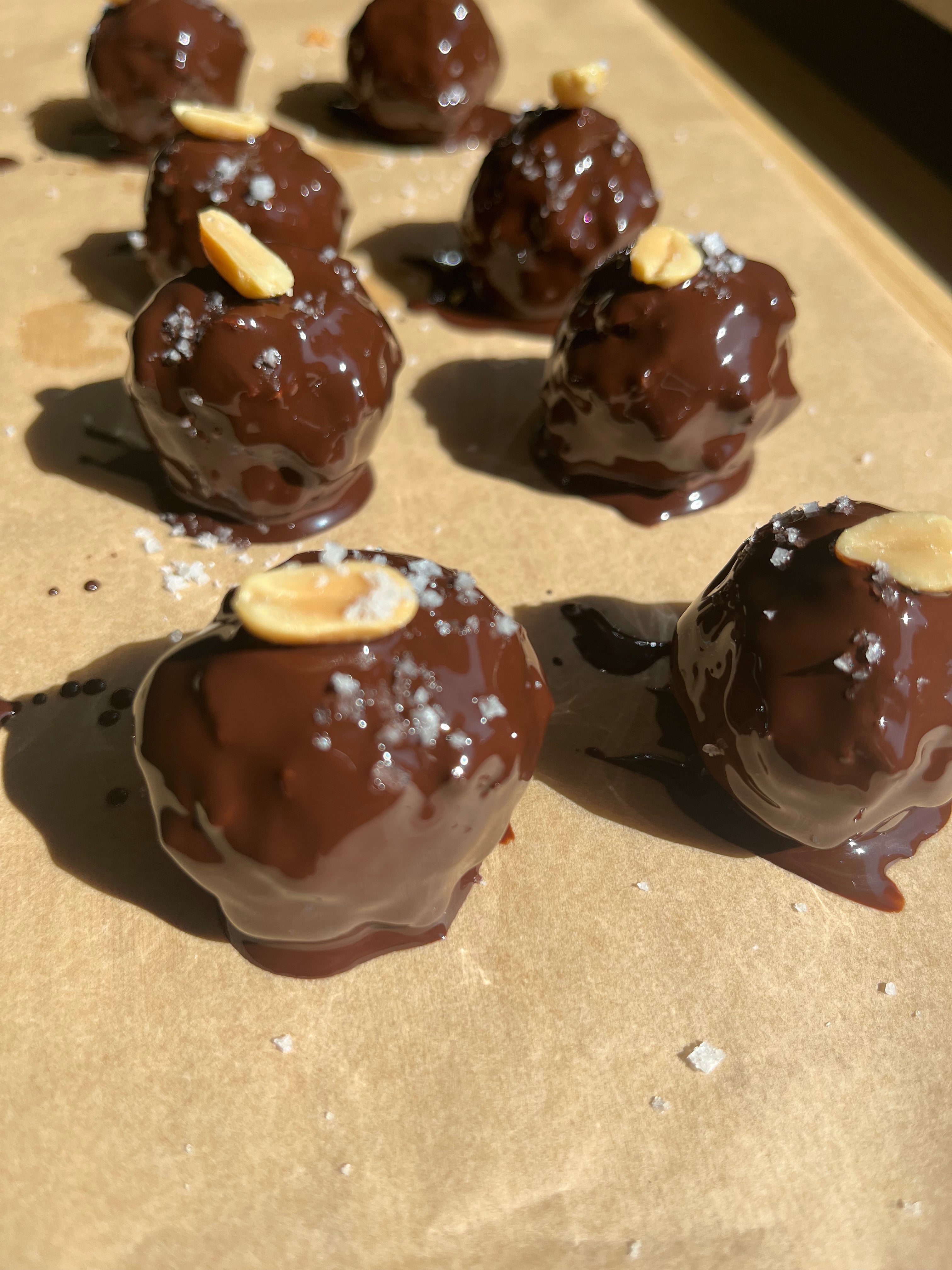 Easy Truffles - crunchy, creamy & schokoladig