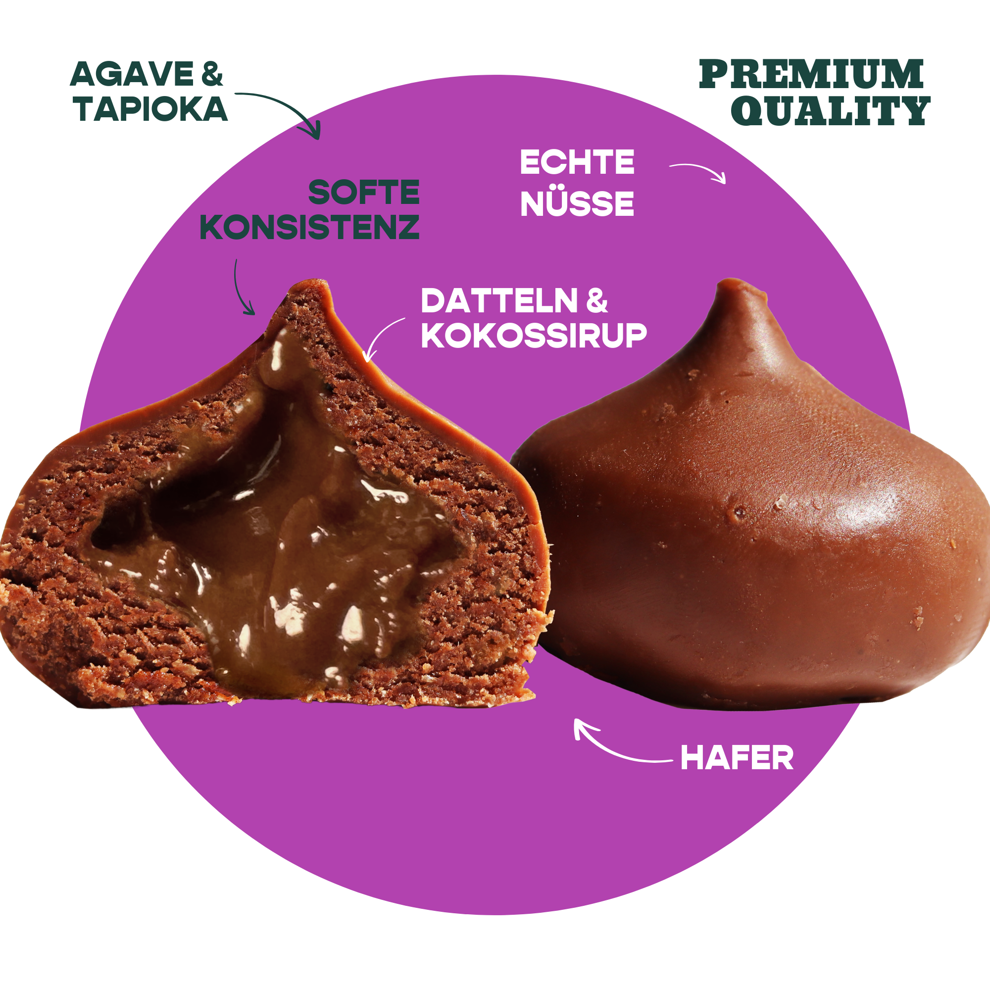 12er Box Bites Creamy Nougat