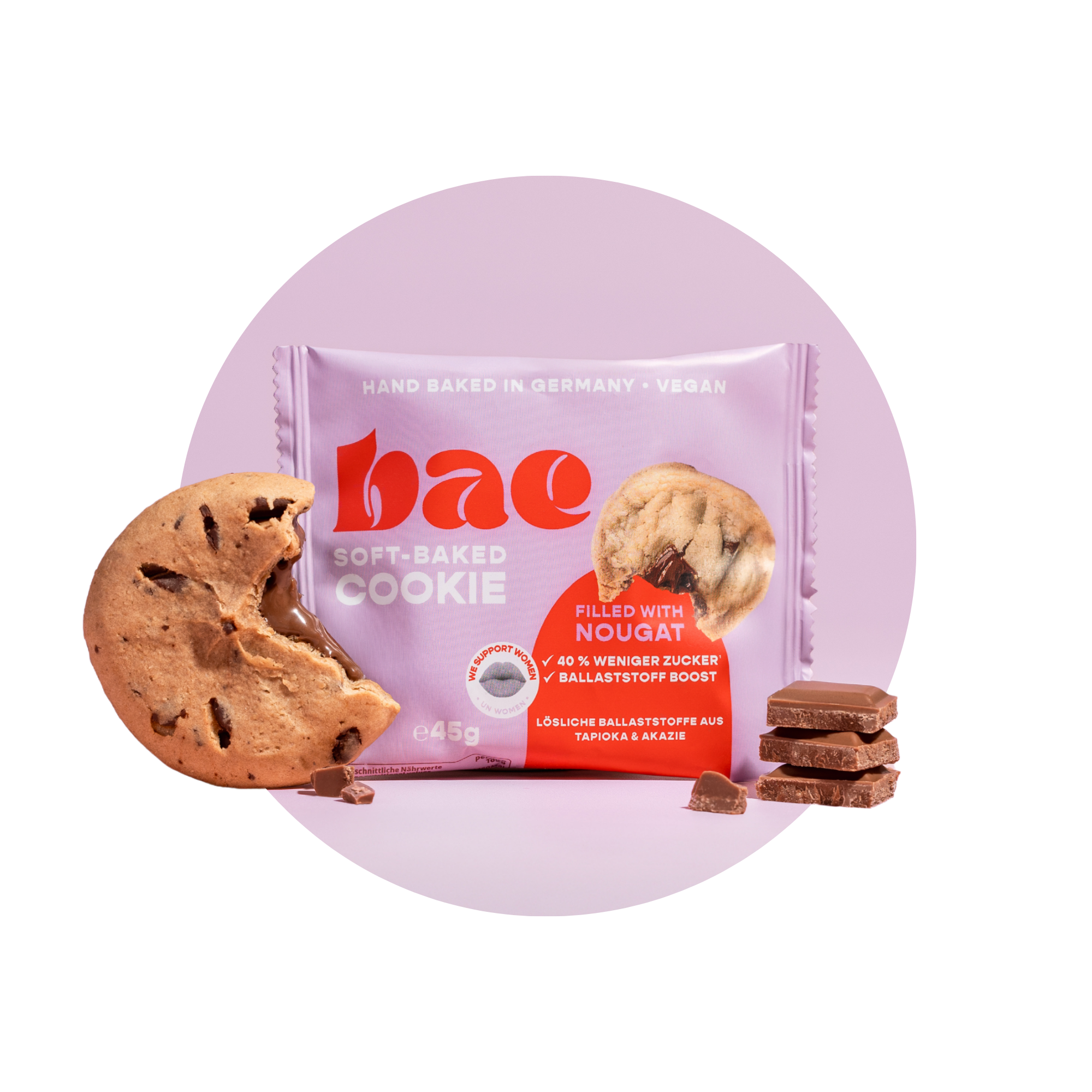 12er Box Soft-Baked Cookies Nougat