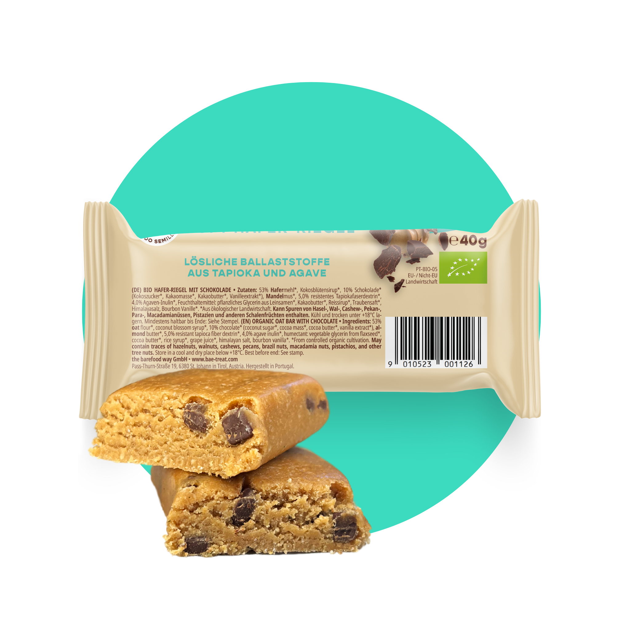 12er Box Bio-Haferriegel Cookie Dough