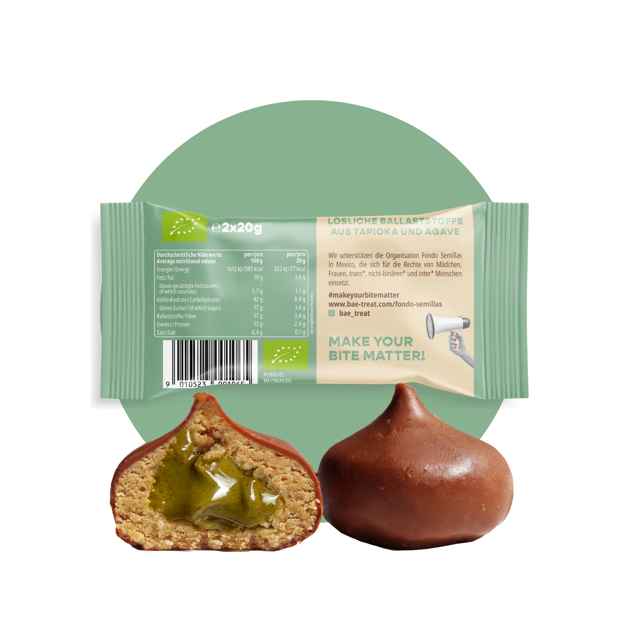 12er Box Bio-Bites Creamy Pistachio