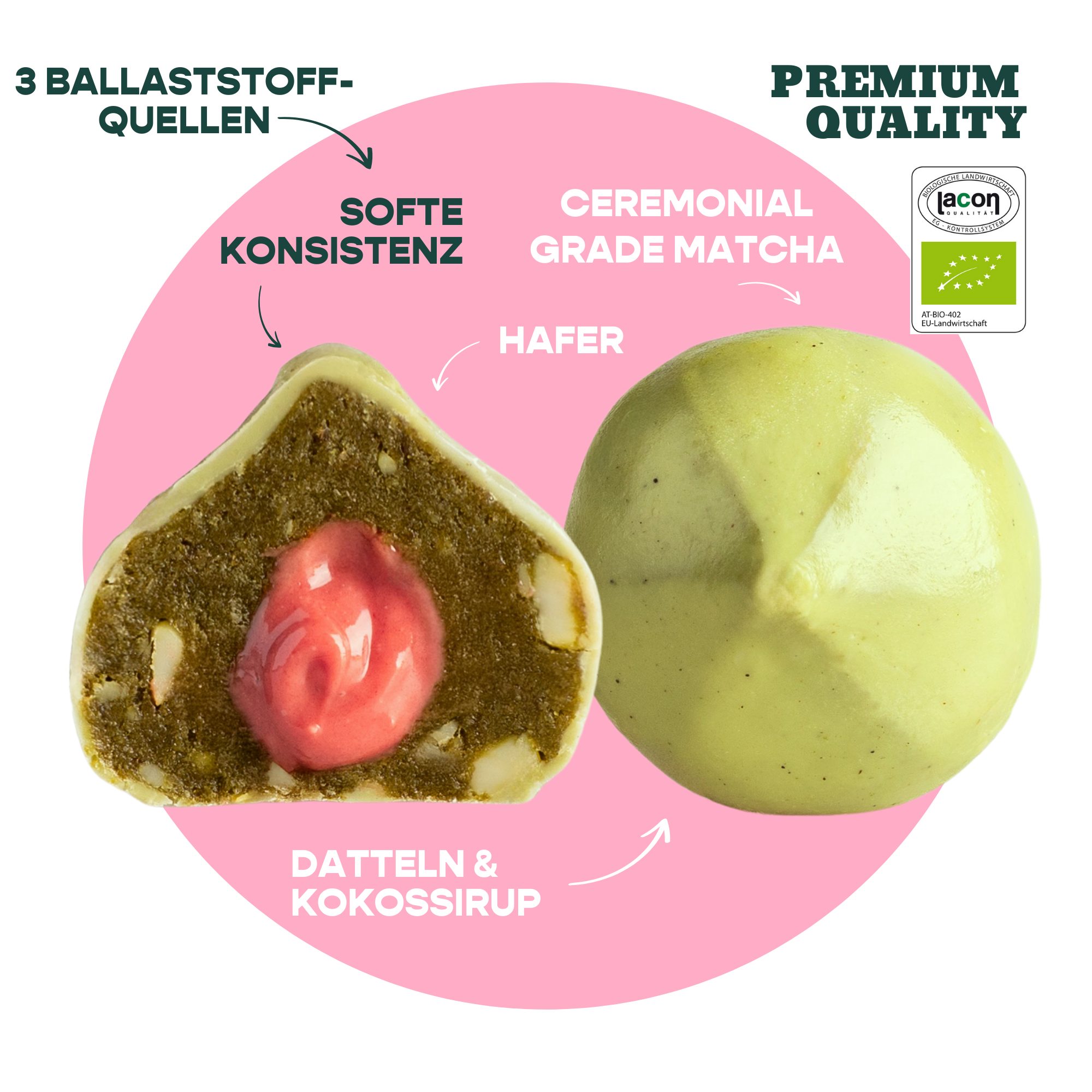 12er Box Bio-Bites Strawberry Matcha x Gotcha Matcha