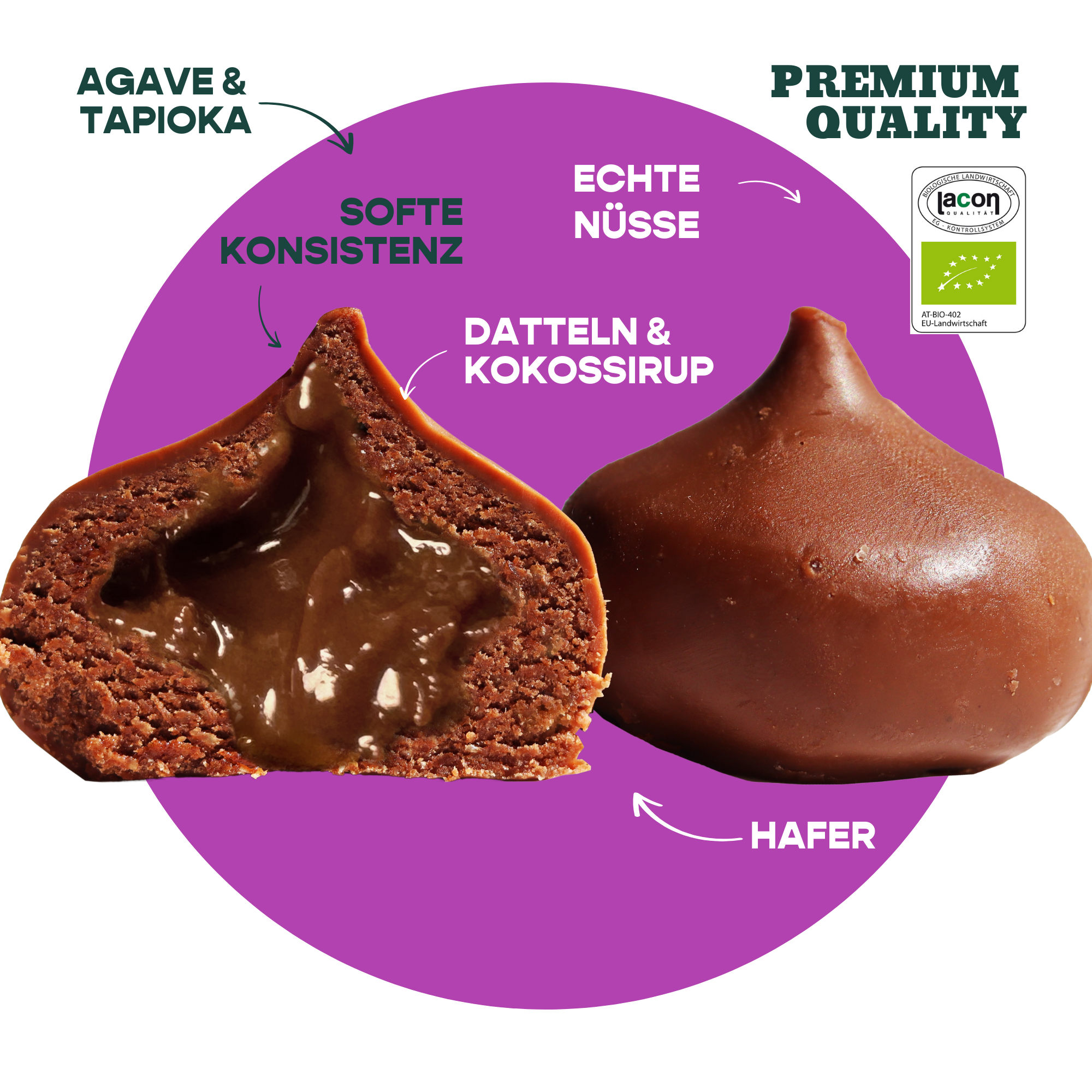 12er Box Bio-Bites Creamy Nougat