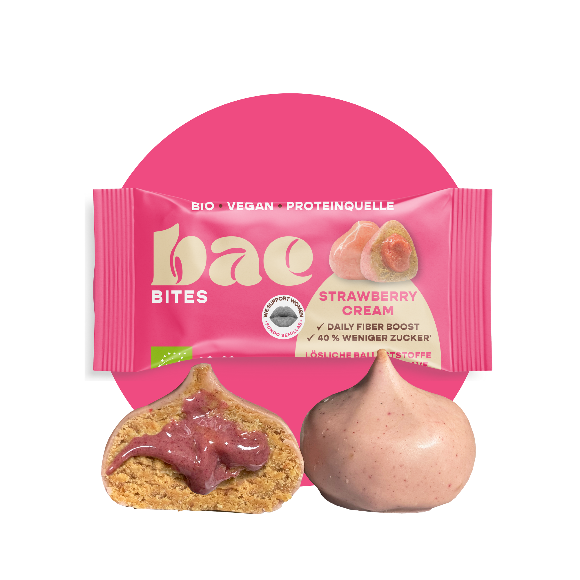 12er Box Bio-Bites Strawberry Cream