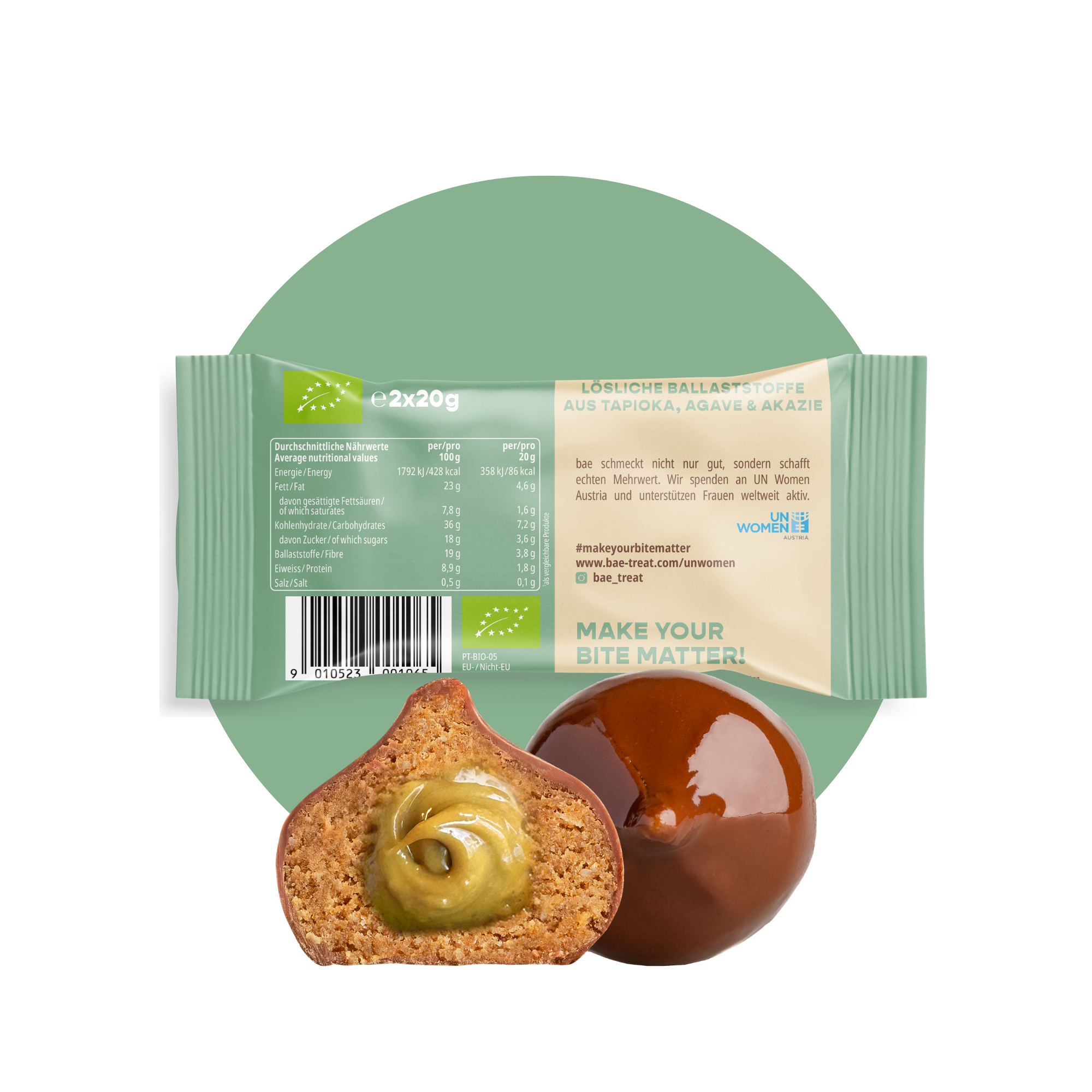 12er Box Bio-Bites Creamy Pistachio