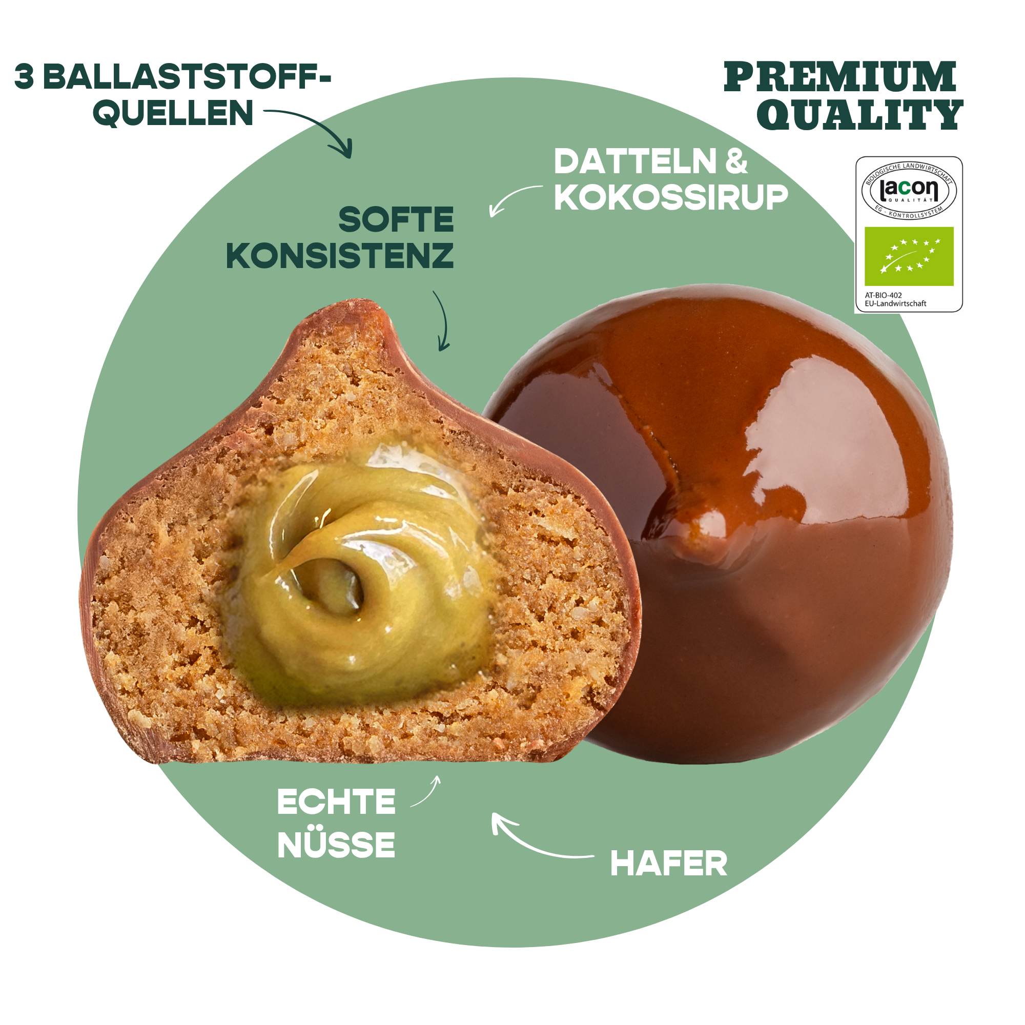 12er Box Bio-Bites Creamy Pistachio