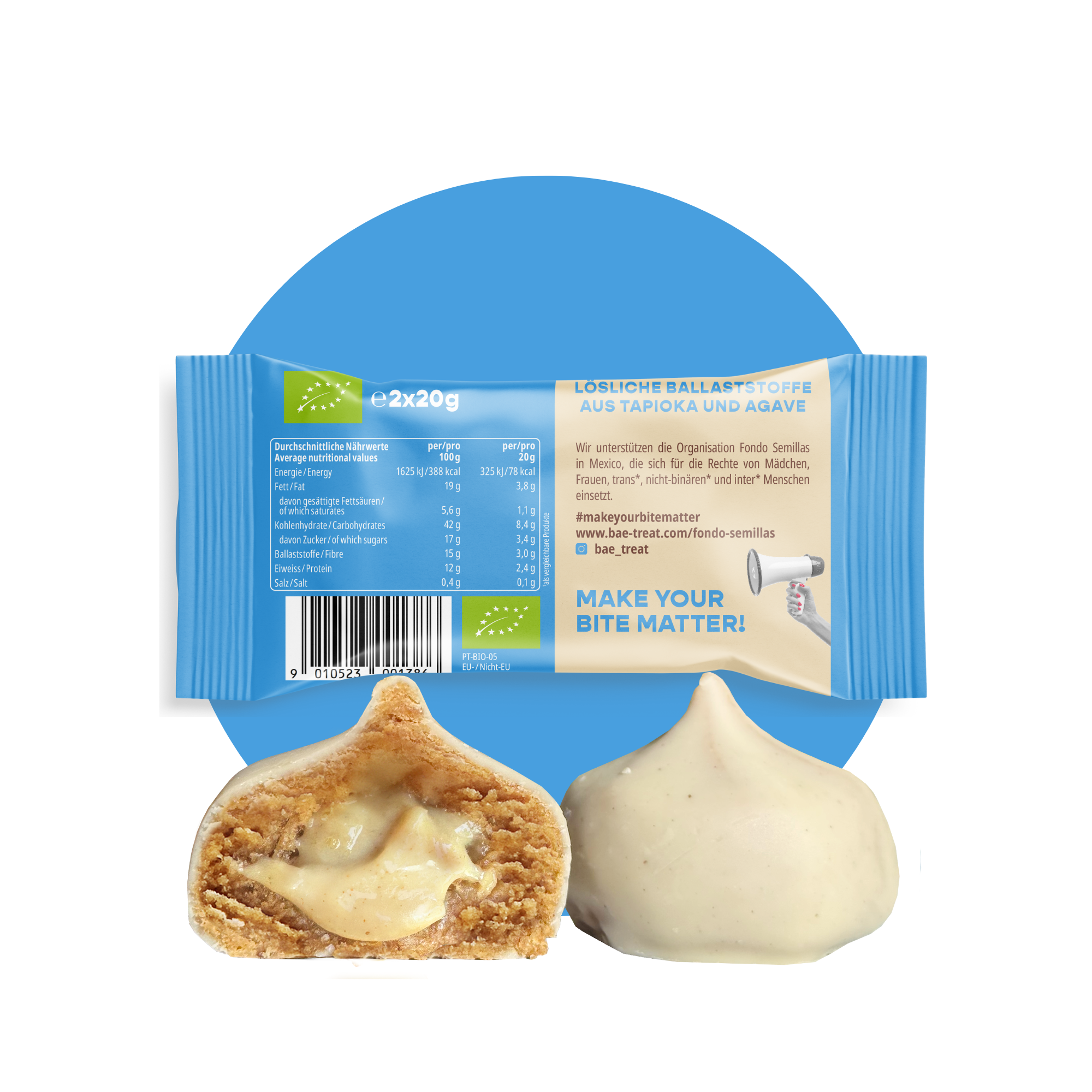 12-pack organic bites creamy nougat