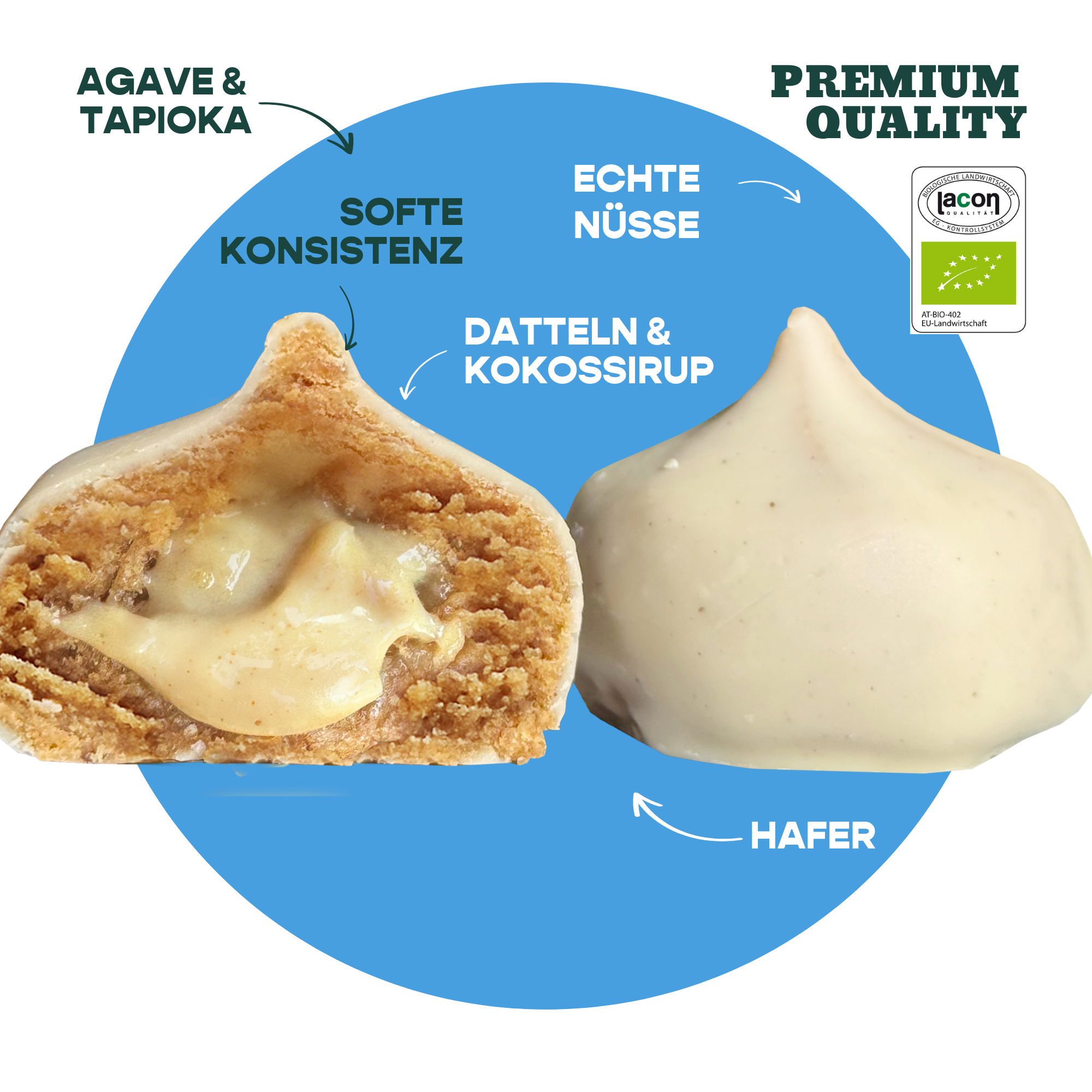 12-pack organic bites creamy nougat