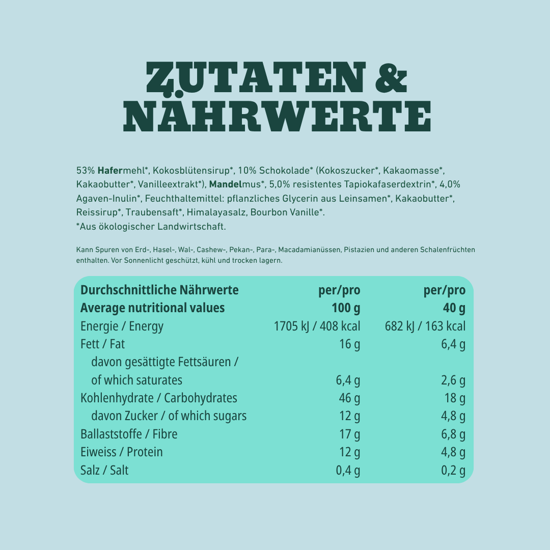 12-pack mixed box organic oat bars