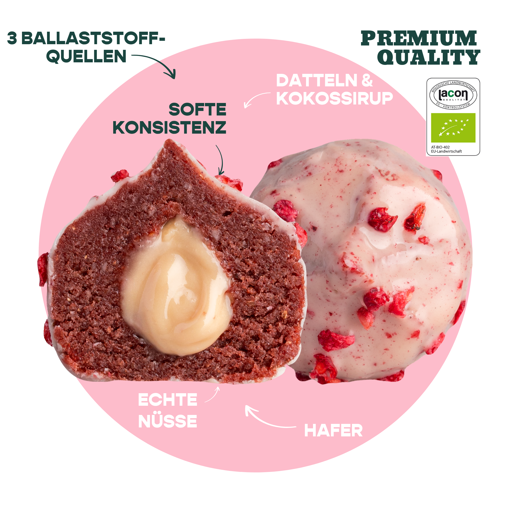 12er Box Bio-Bites Raspberry Coconut x Sarah Franssen