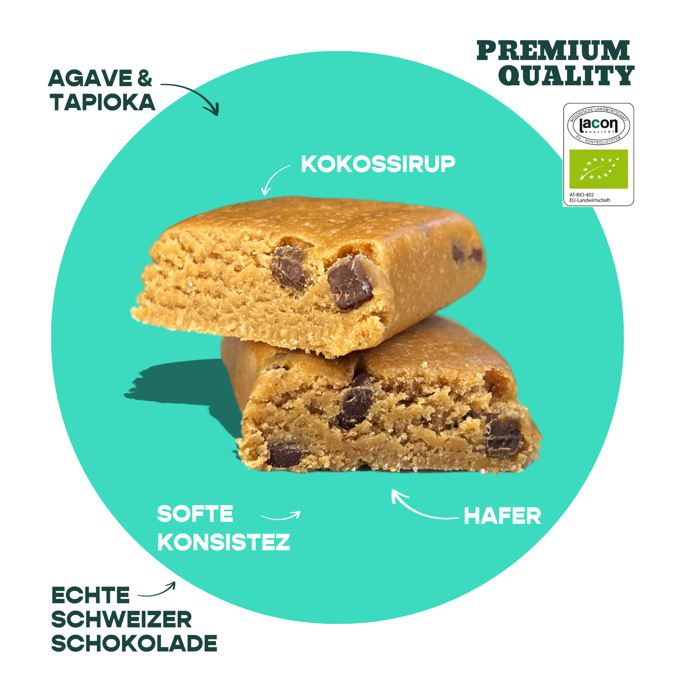 12er Box Bio-Haferriegel Cookie Dough