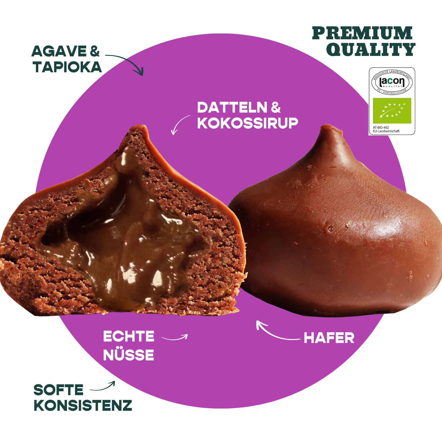 12er Box Bio-Bites Creamy Nougat