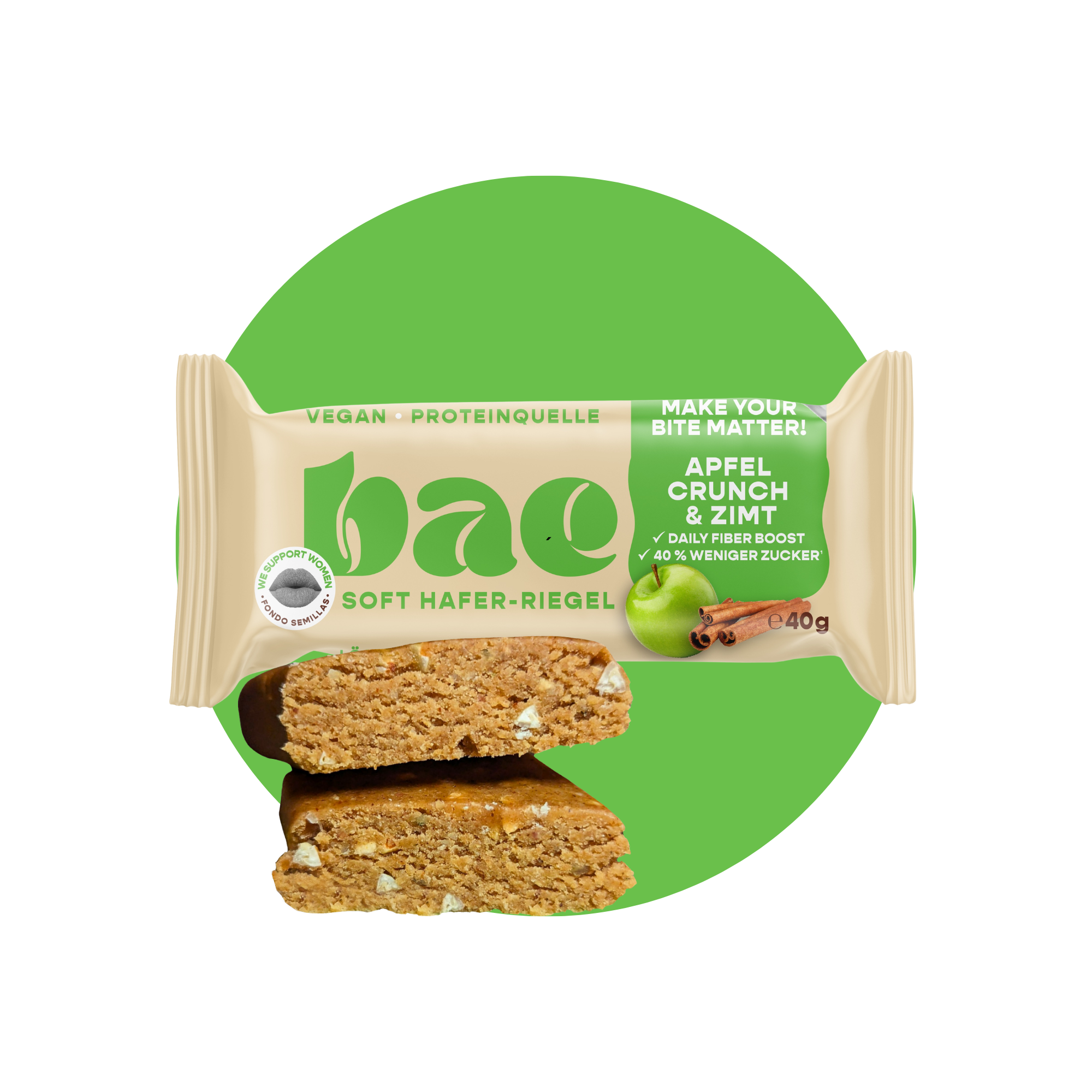 12er Box Haferriegel Apfel Crunch & Zimt