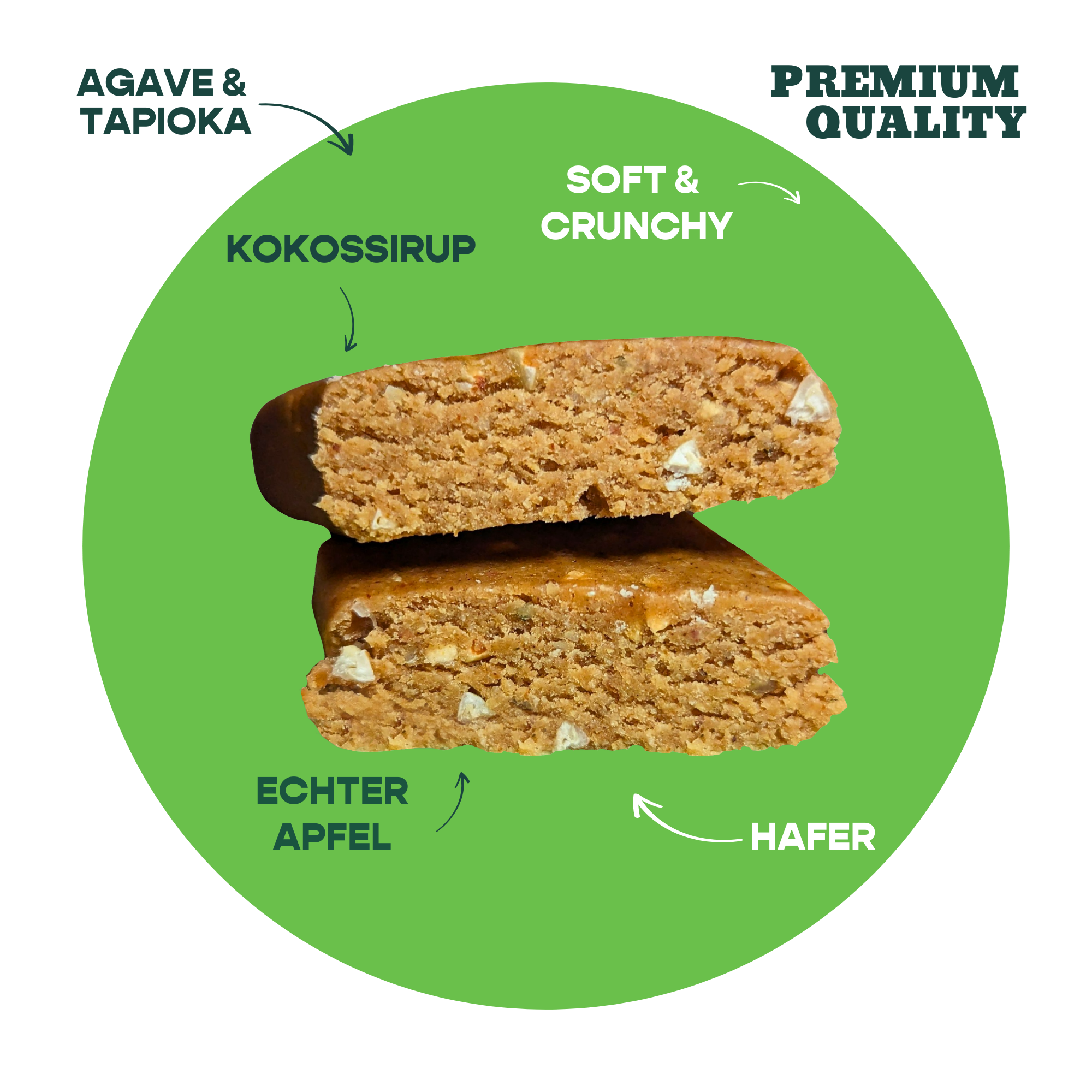 12er Box Haferriegel Apfel Crunch & Zimt