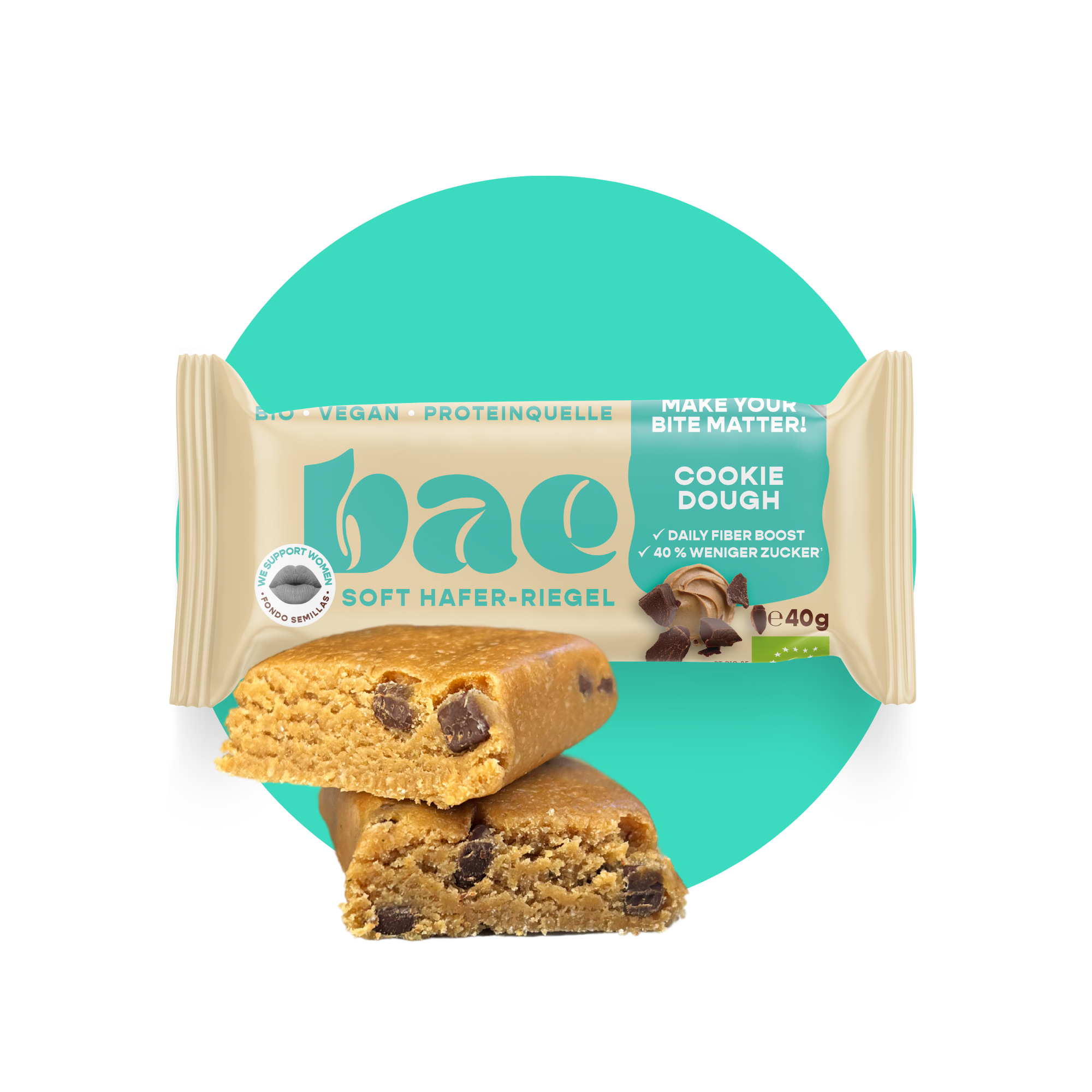 12er Box Bio-Haferriegel Cookie Dough