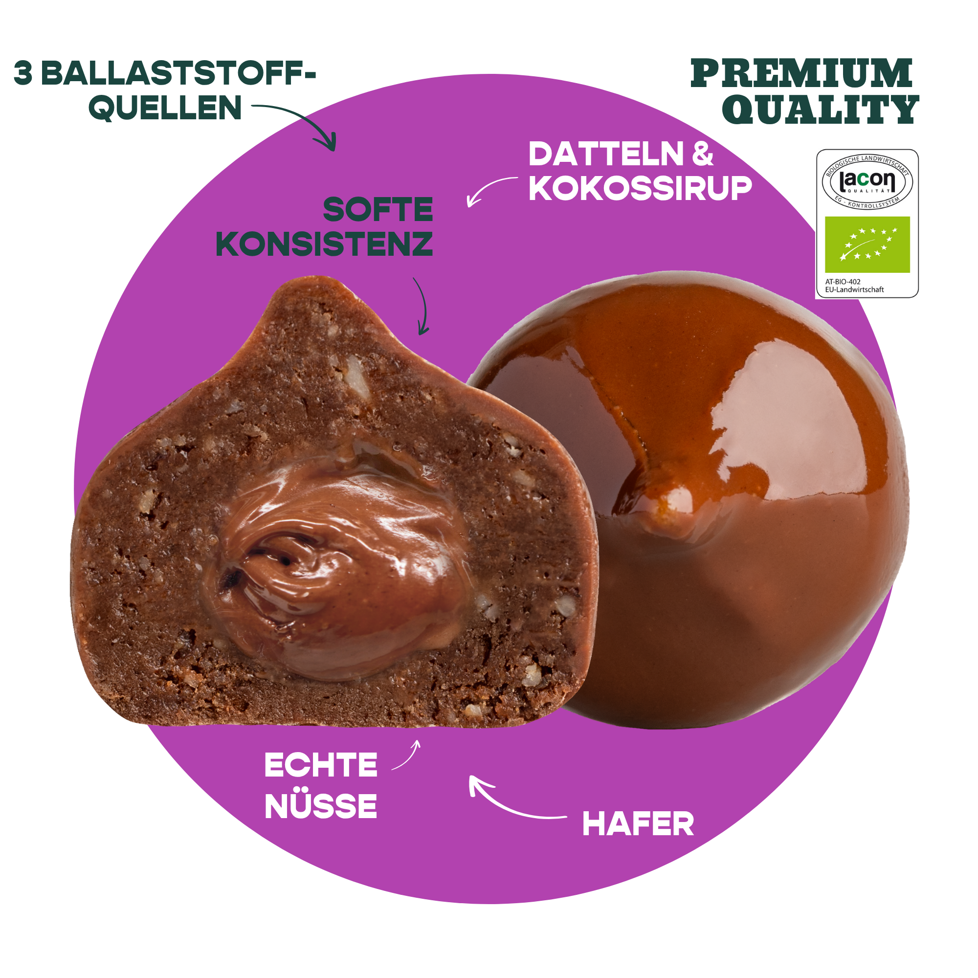 12er Box Bio-Bites Creamy Nougat