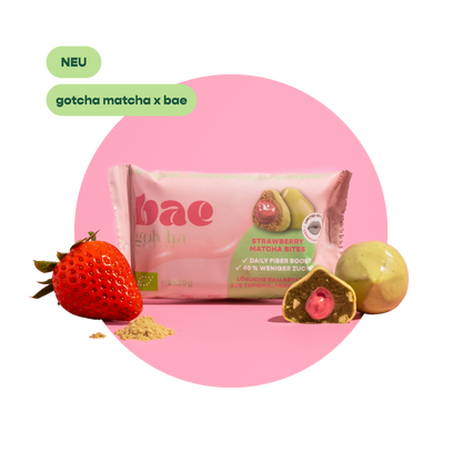 12er Box Bio-Bites Strawberry Matcha x Gotcha Matcha