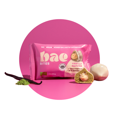 12-Pack Organic Bites Vanilla Matcha