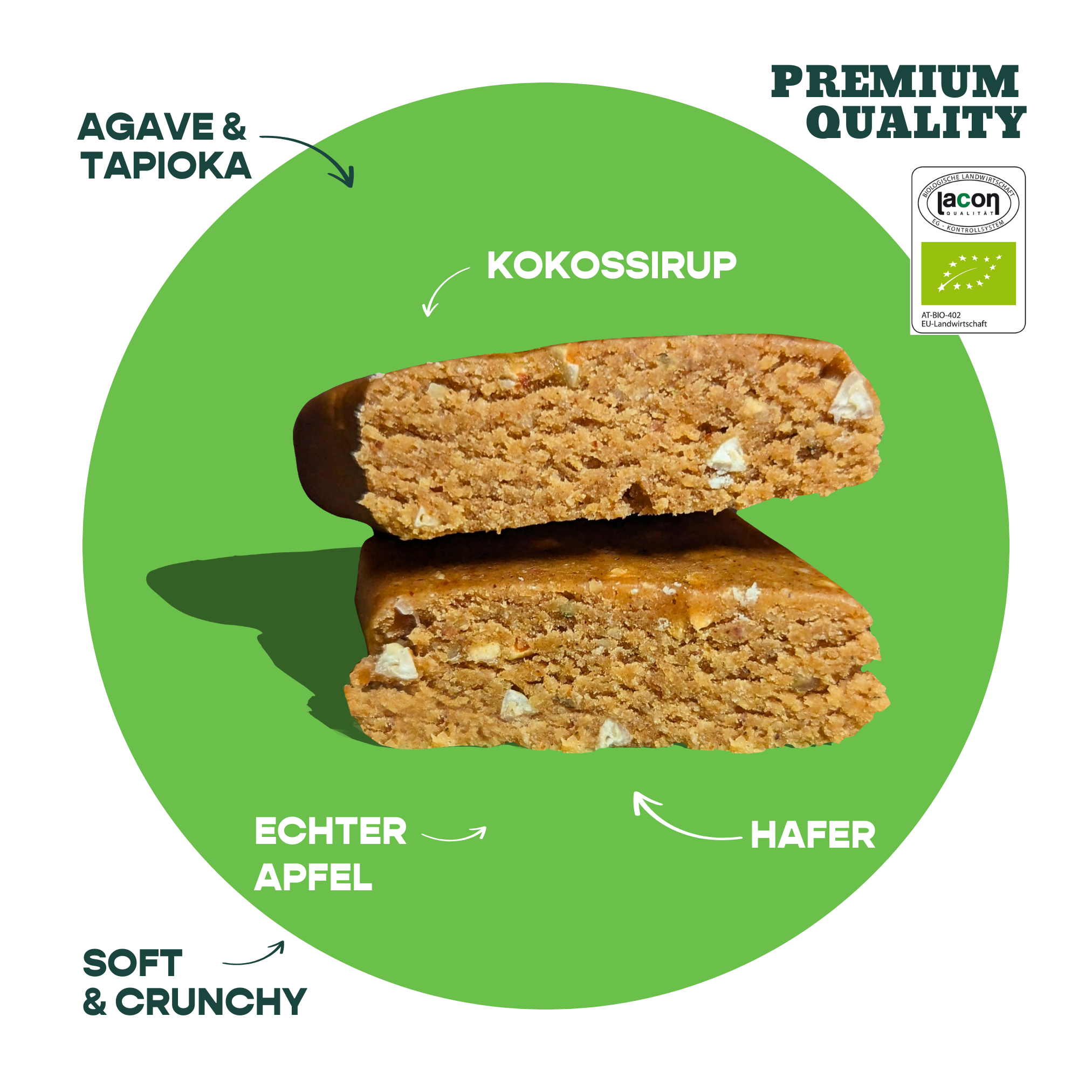 12er Box Bio-Haferriegel Apfel Crunch & Zimt