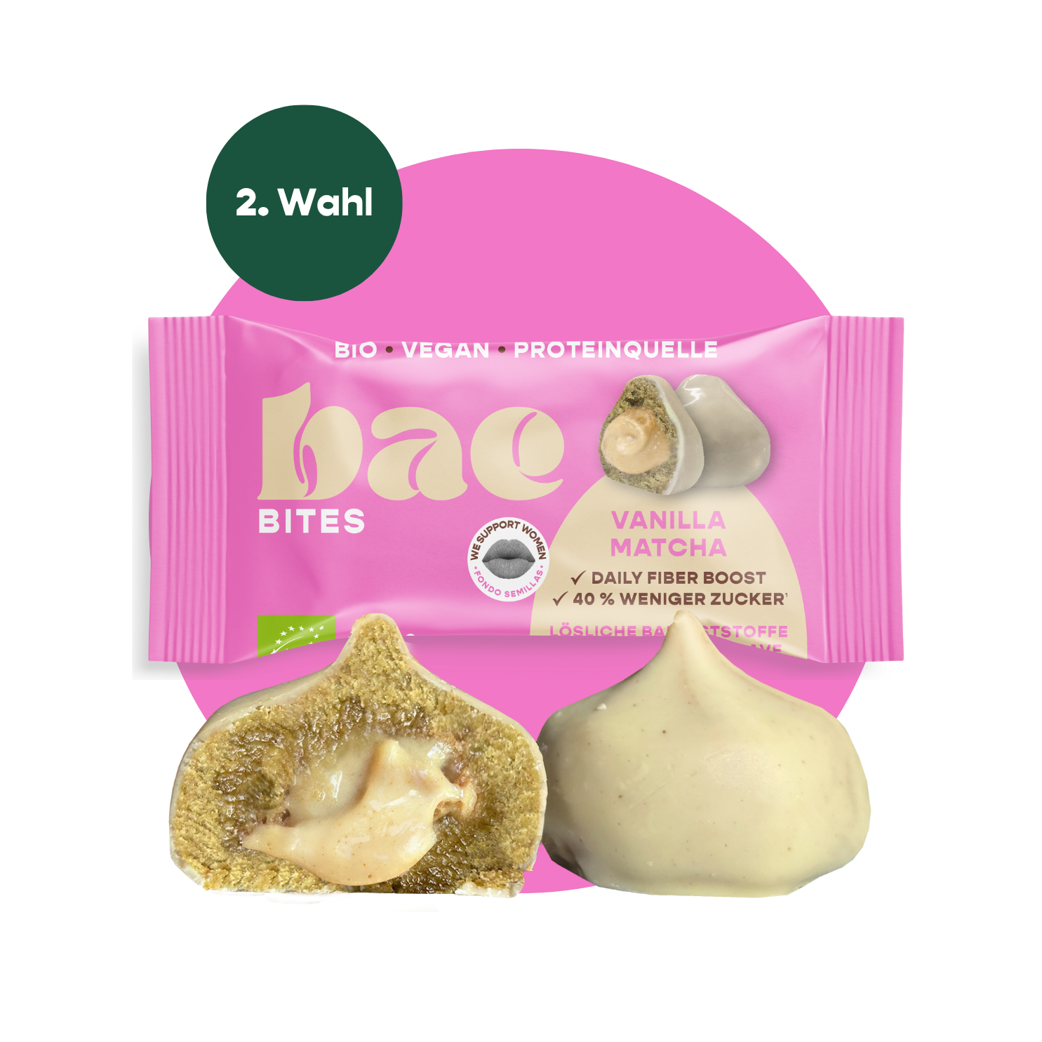 12er Box Bio-Bites Vanilla Matcha (2. Wahl)