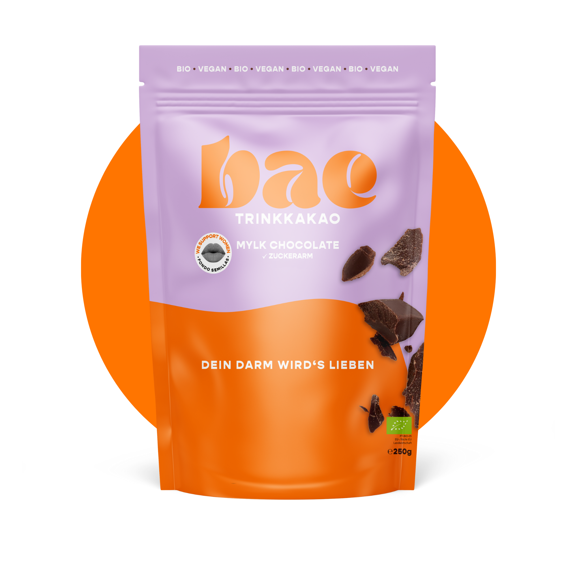 Organic cocoa drink mix