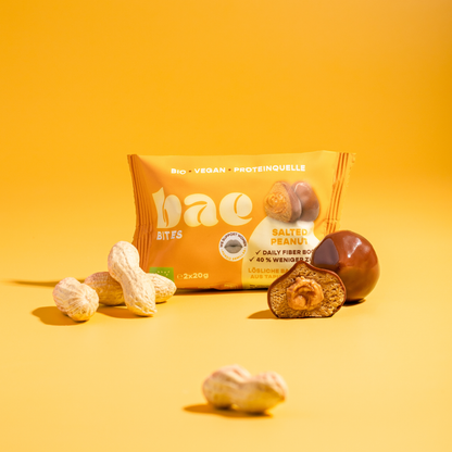 12-pack organic bites salted peanut