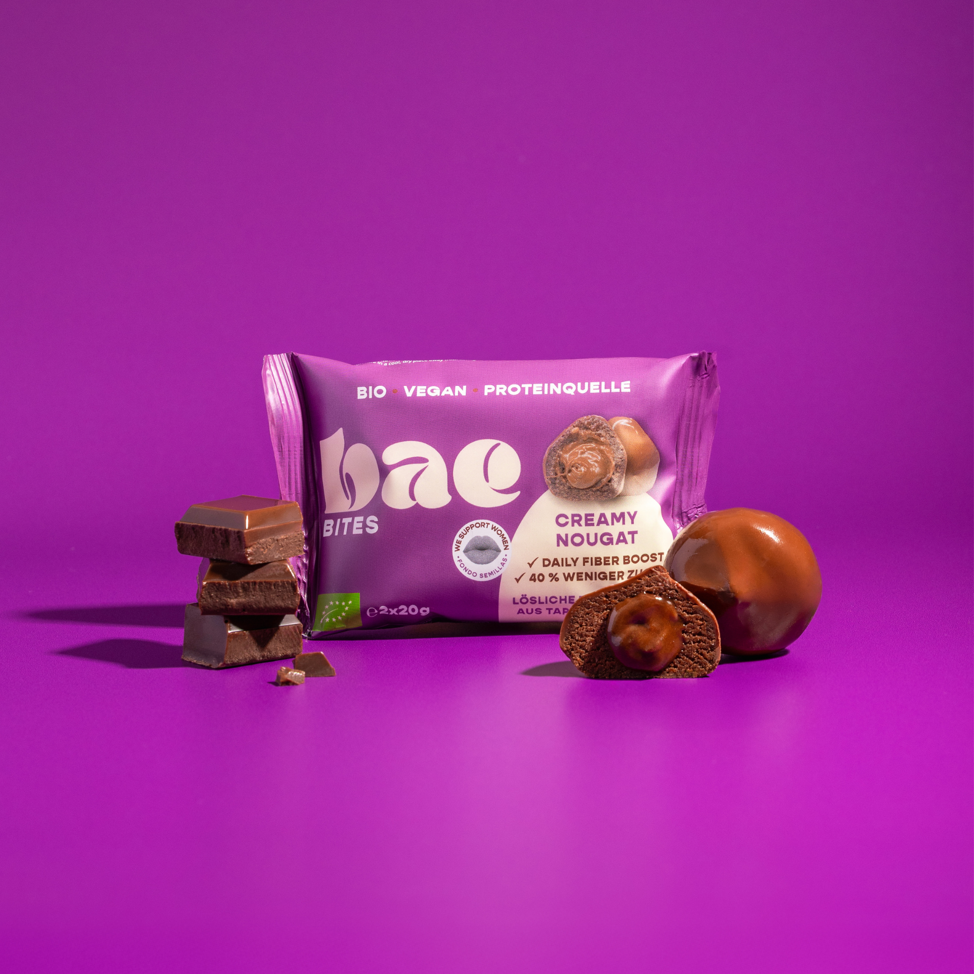 12-pack organic bites creamy nougat