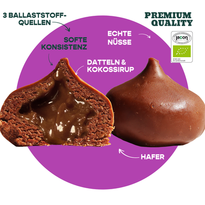 12-Pack Organic Bites Creamy Nougat