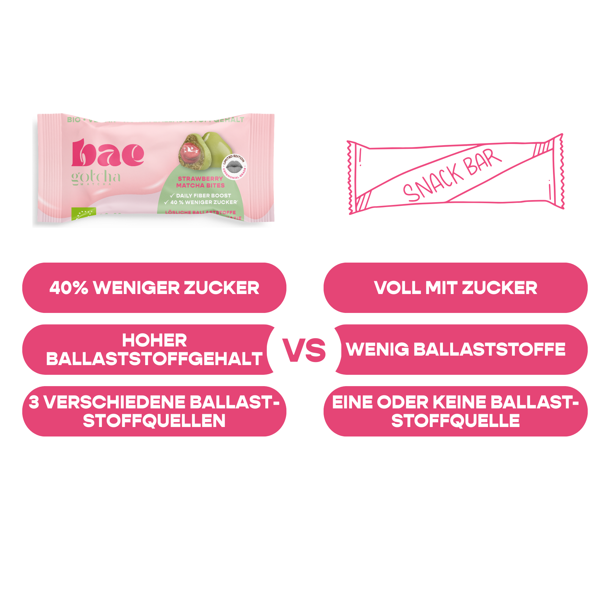 12er Mixed Bundle Bio-Bites bae x Gotcha Matcha