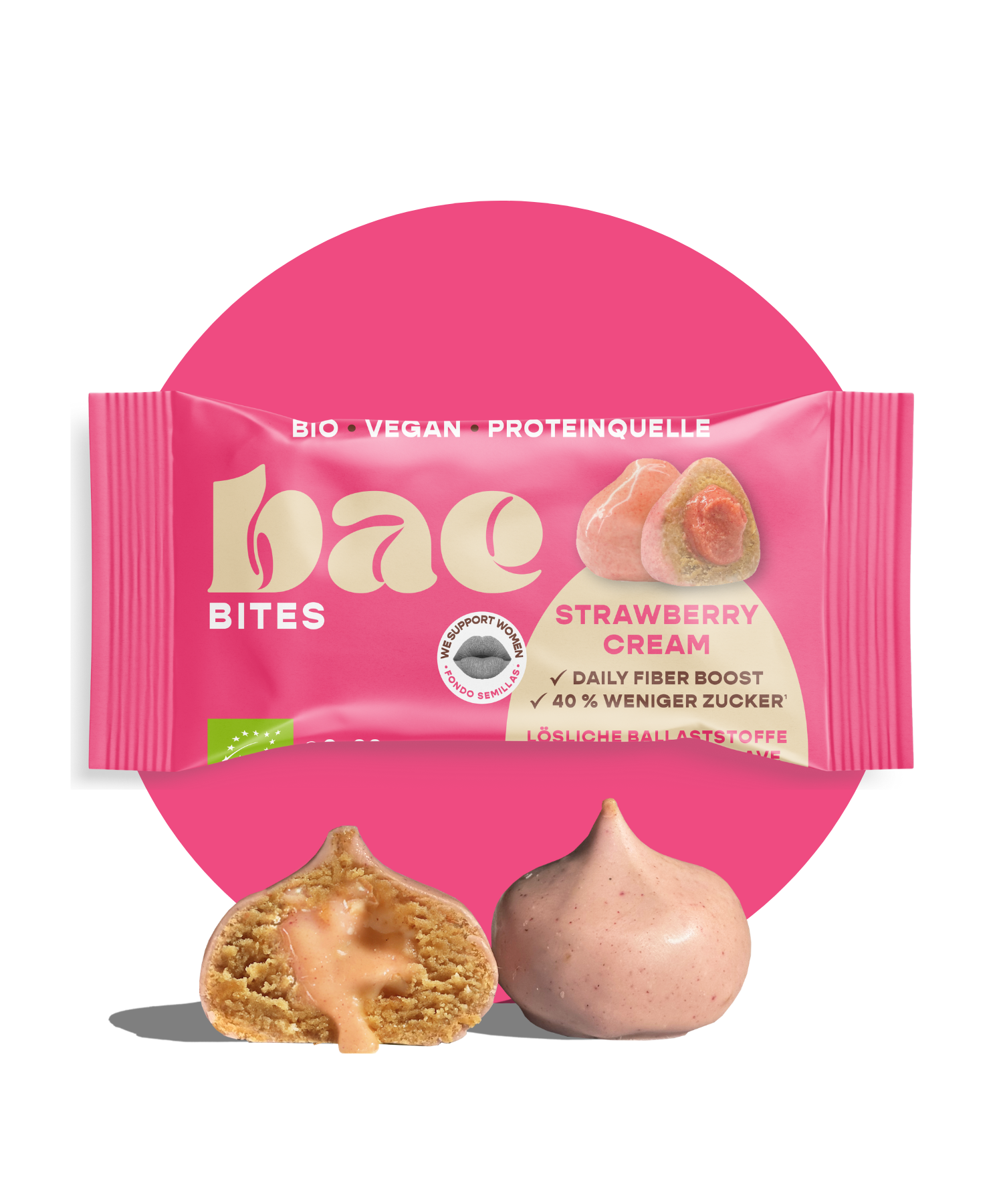 12er Box Bio-Bites Strawberry Cream