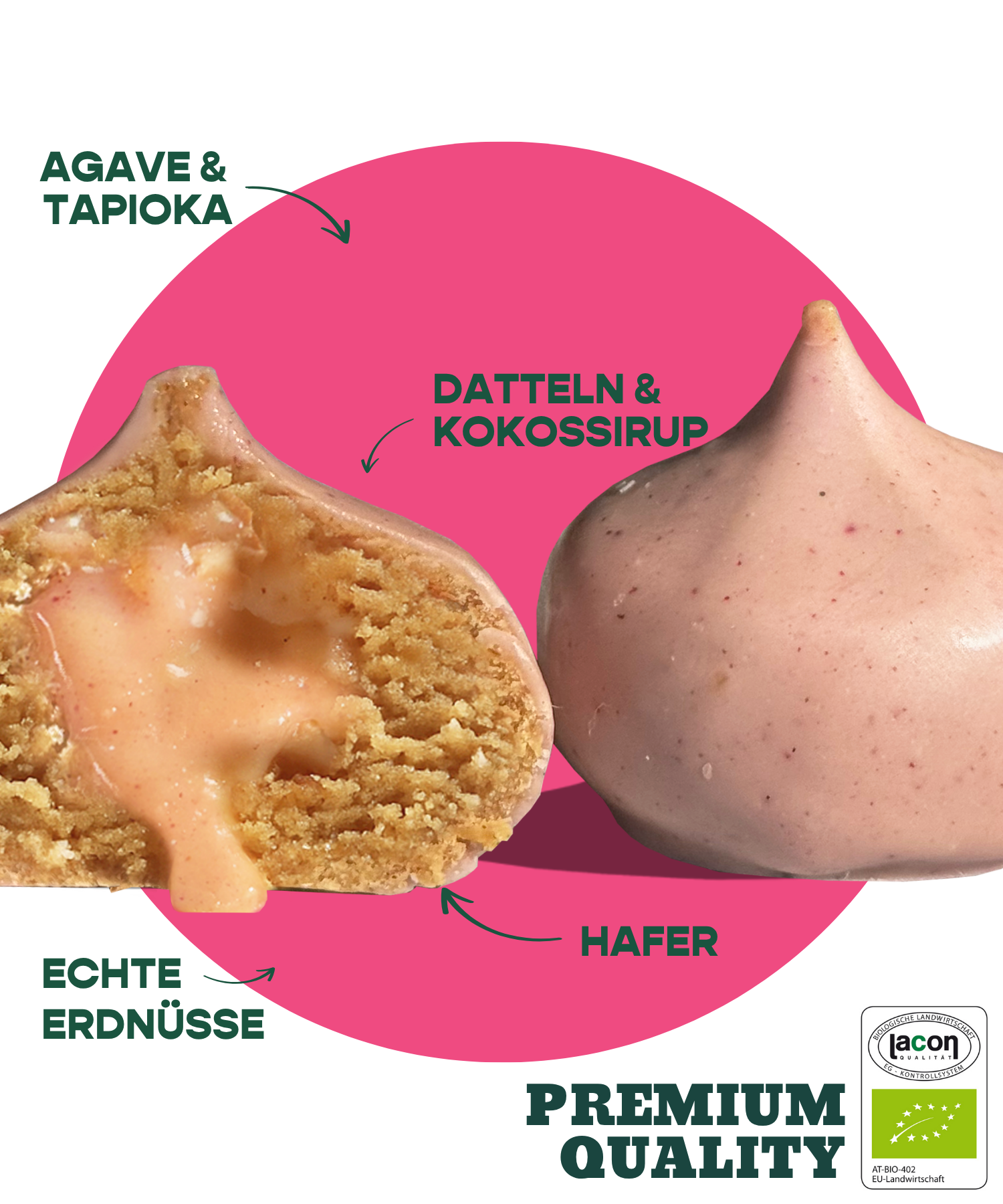 12er Box Bio-Bites Strawberry Cream