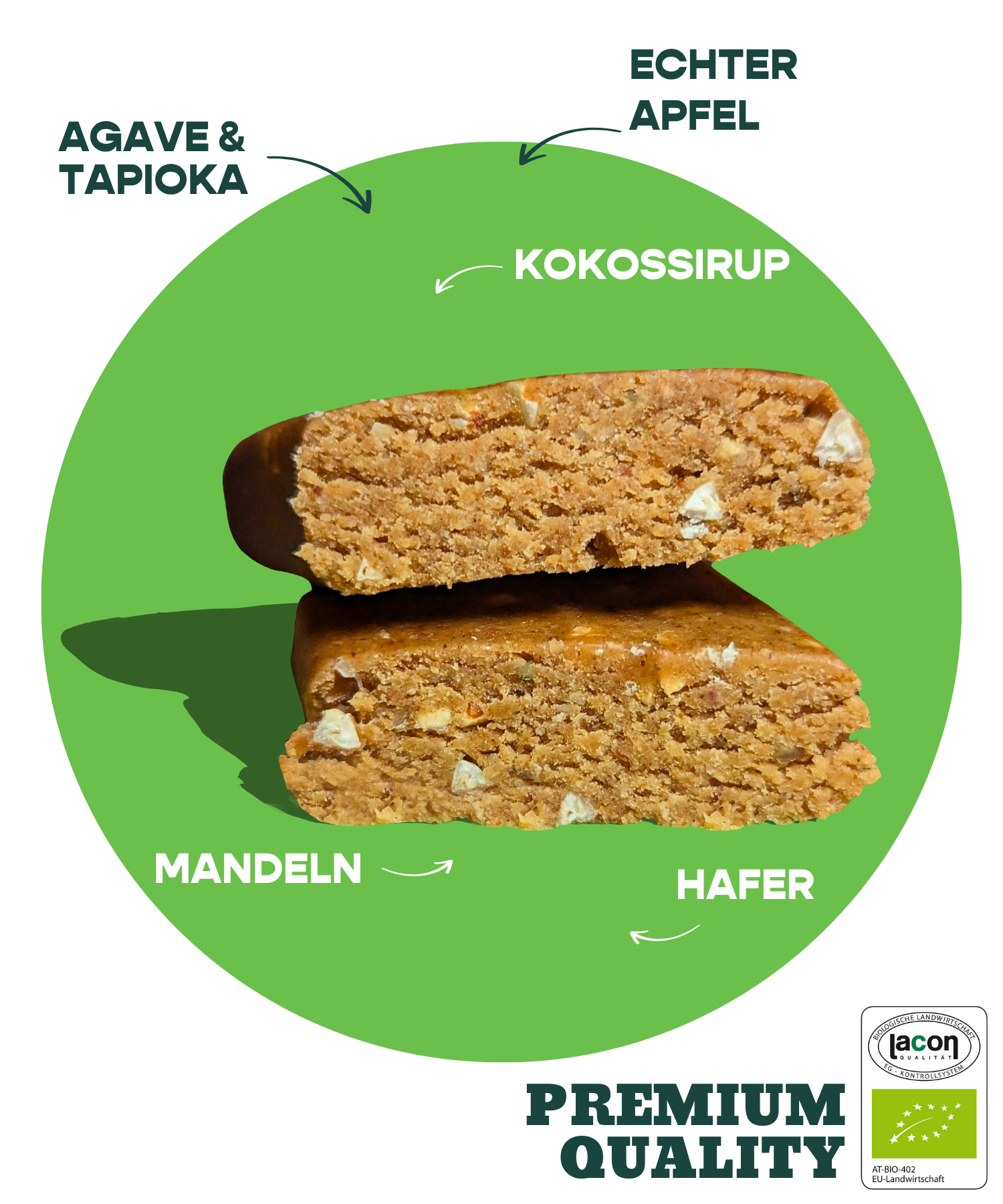 12er Box Bio-Haferriegel Apfel Crunch & Zimt