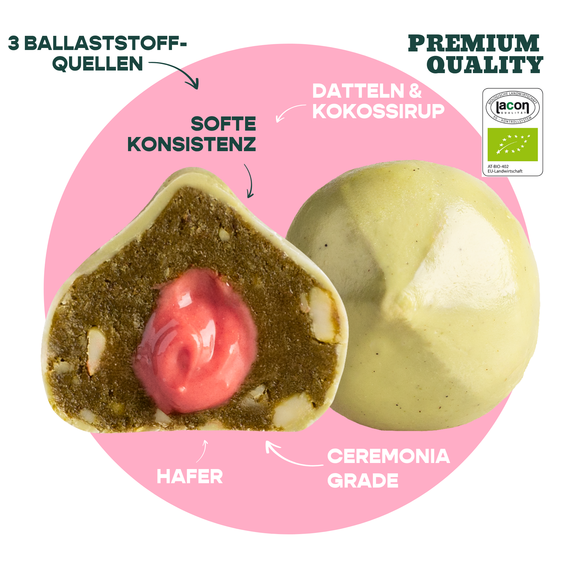 12er Box Bio-Bites Strawberry Matcha x Gotcha Matcha