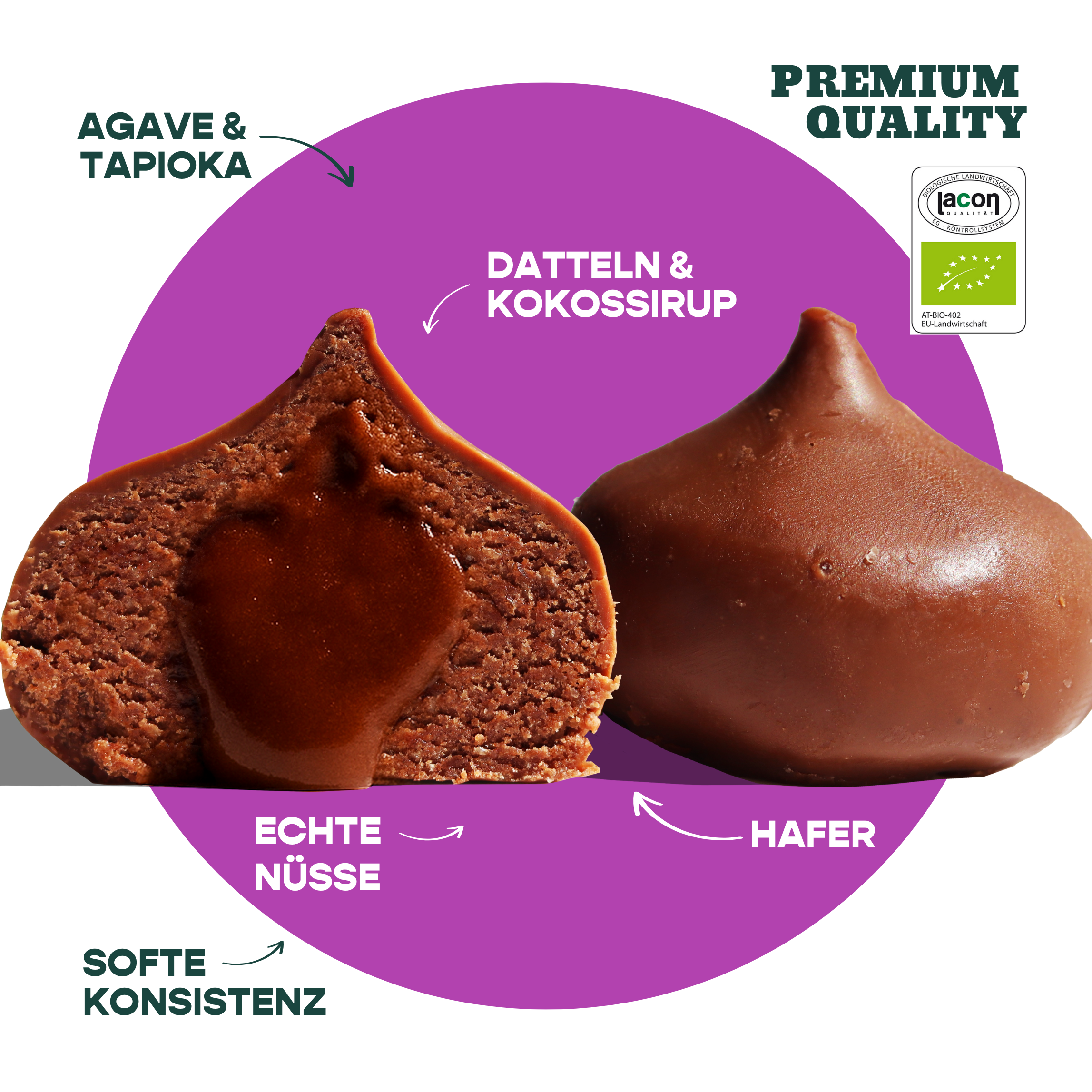 12er Box Bio-Bites Creamy Nougat