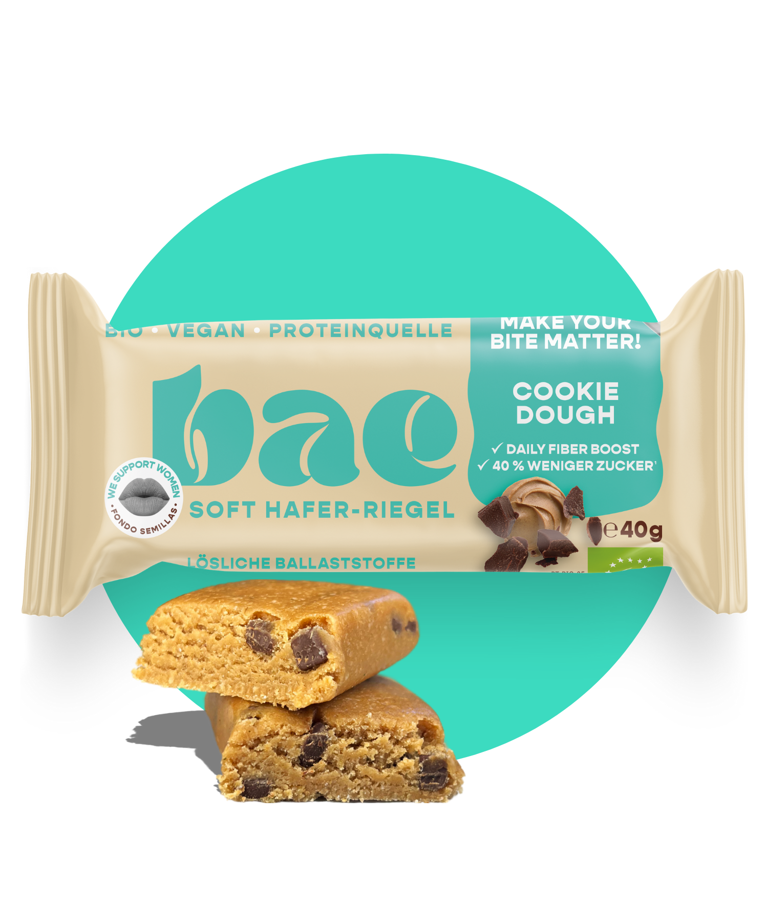 12er Box Bio-Haferriegel Cookie Dough