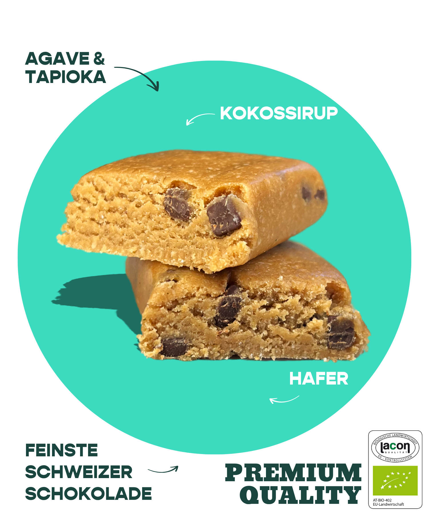 12er Box Bio-Haferriegel Cookie Dough