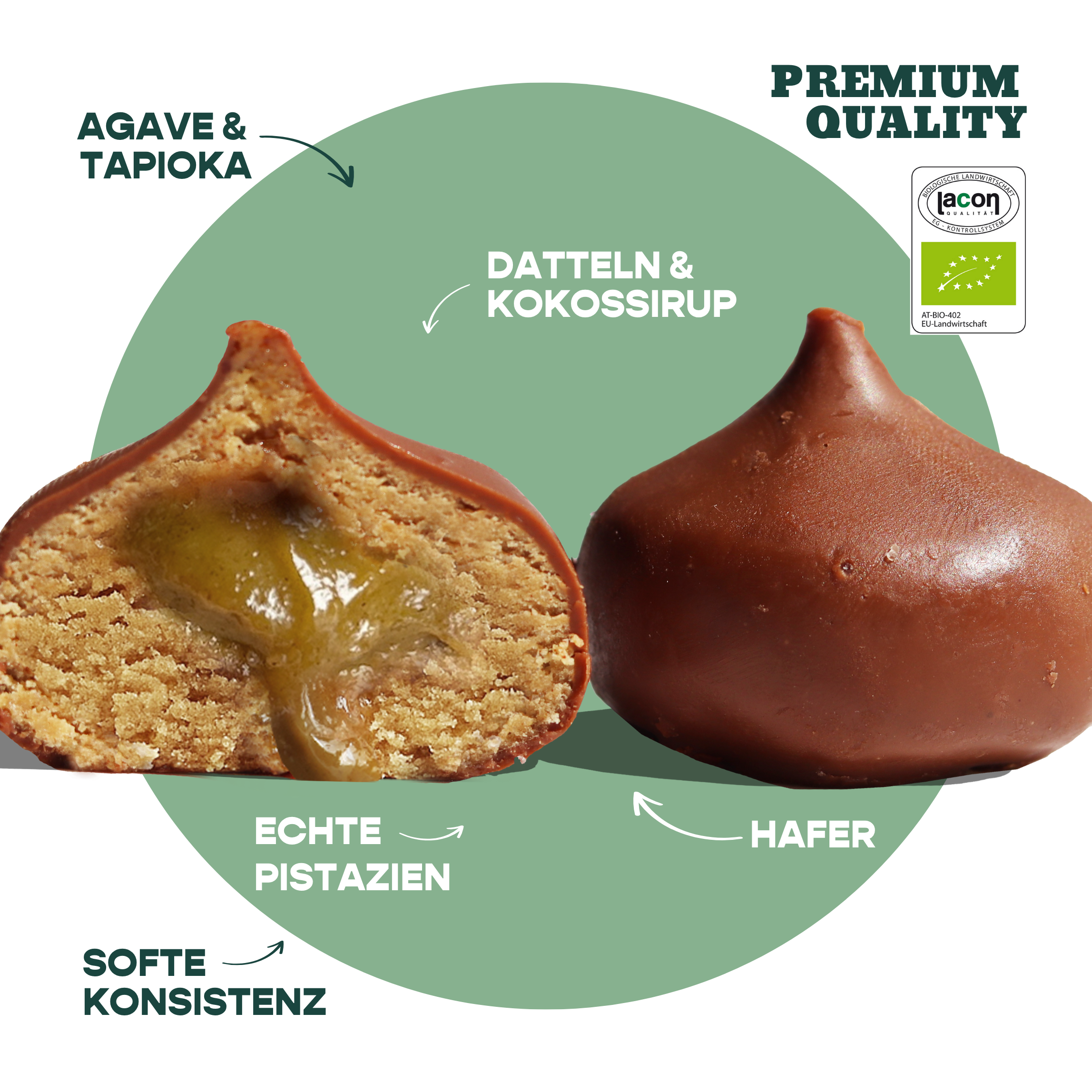 12er Box Bio-Bites Creamy Pistachio