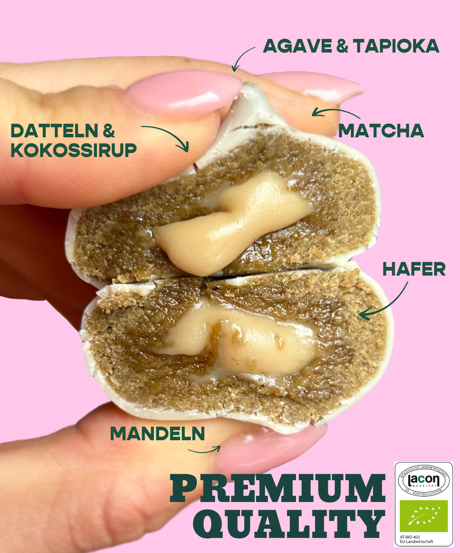12er Box Bio-Bites Vanilla Matcha