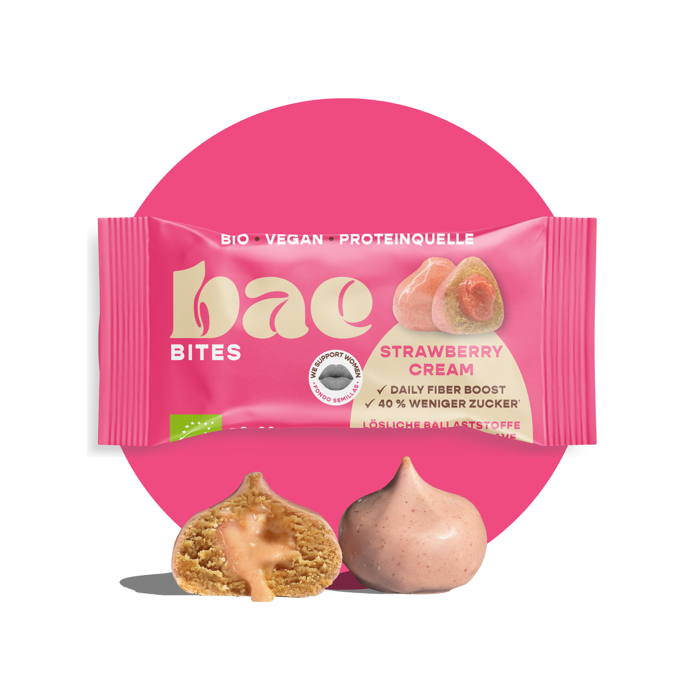 12er Box Bio-Bites Strawberry Cream