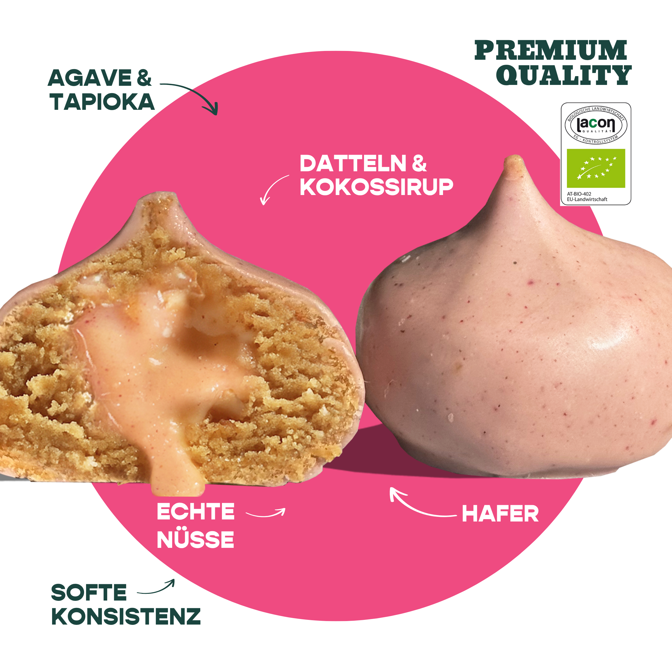 12er Box Bio-Bites Strawberry Cream