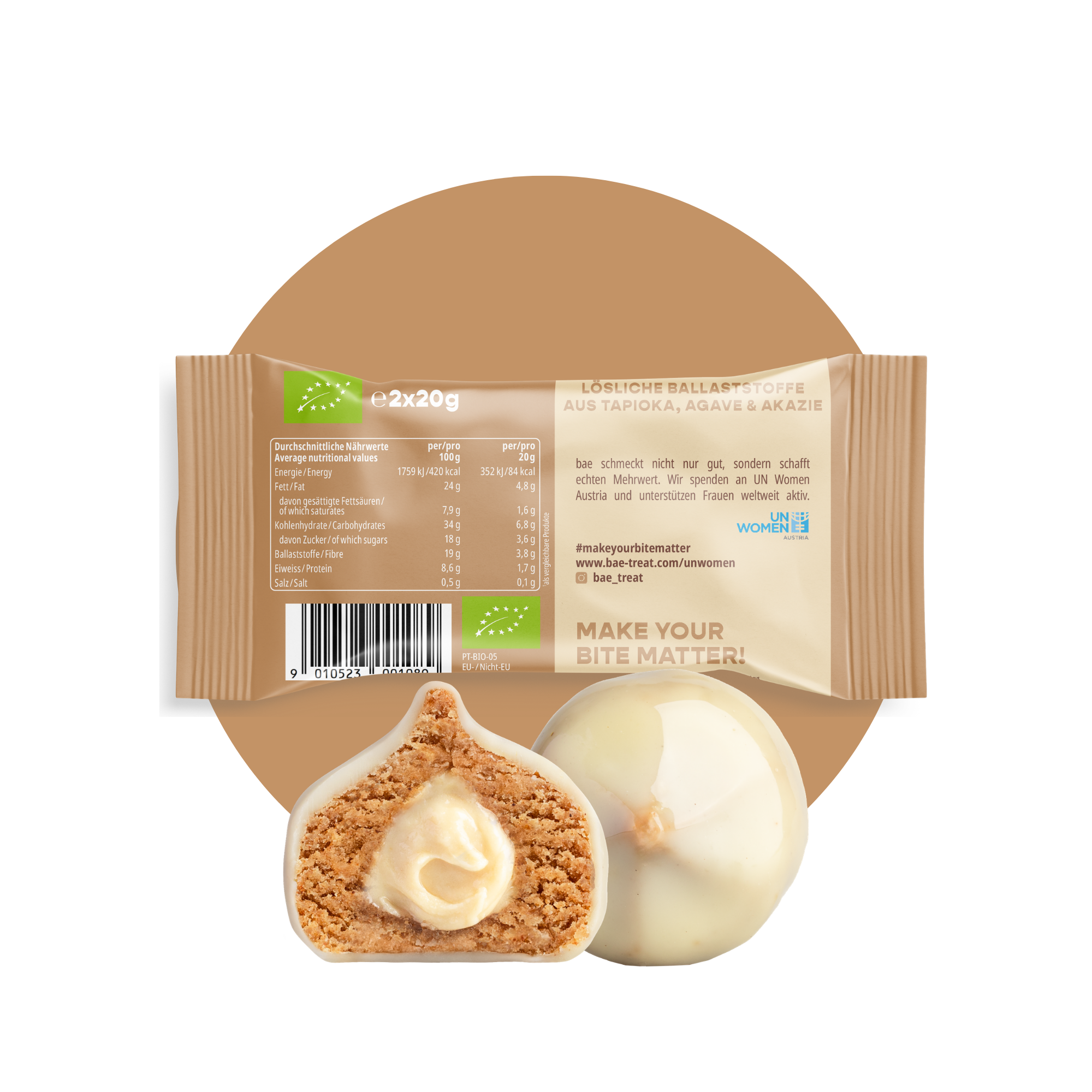 12er Box Bio-Bites Cinnamon Roll