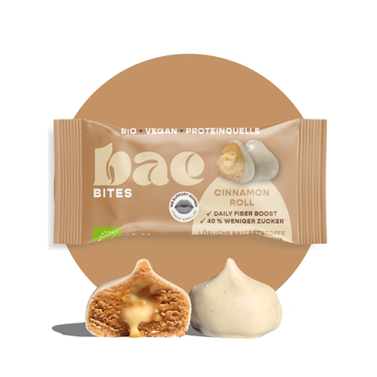 12-pack organic bites cinnamon roll