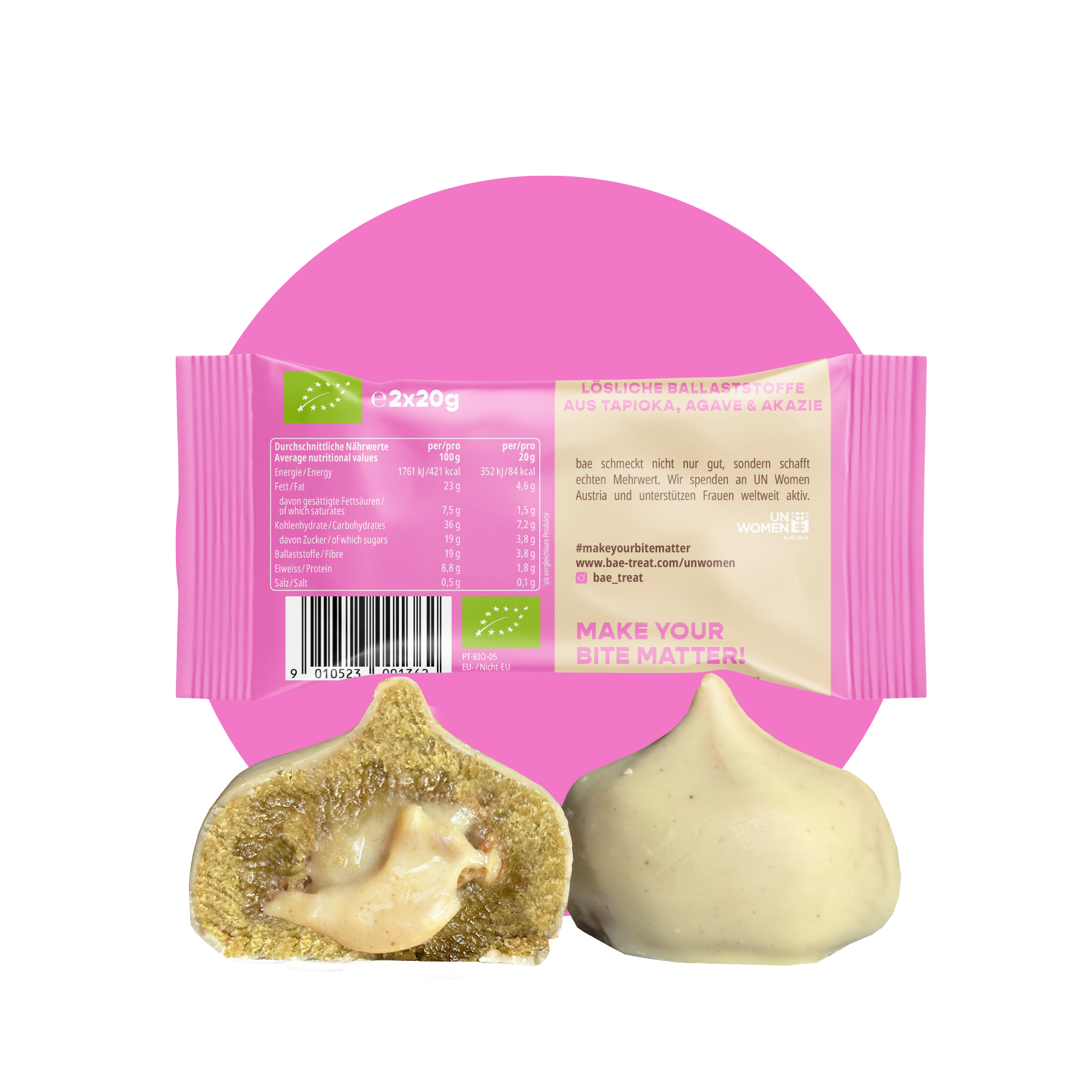 12er Box Bio-Bites Vanilla Matcha