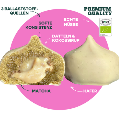 12er Box Bio-Bites Vanilla Matcha