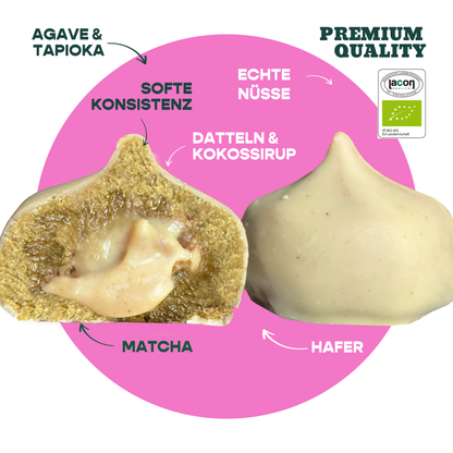 12er Box Bio-Bites Vanilla Matcha