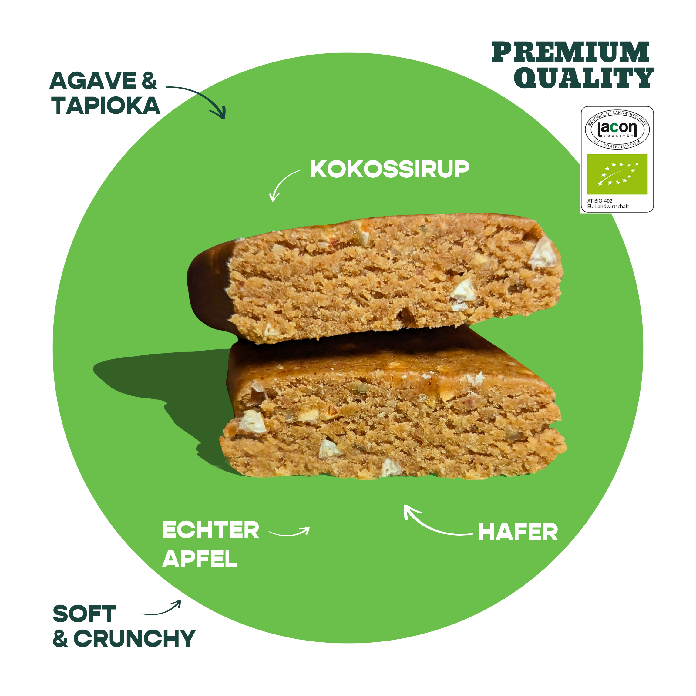 12er Box Bio-Haferriegel Apfel Crunch & Zimt