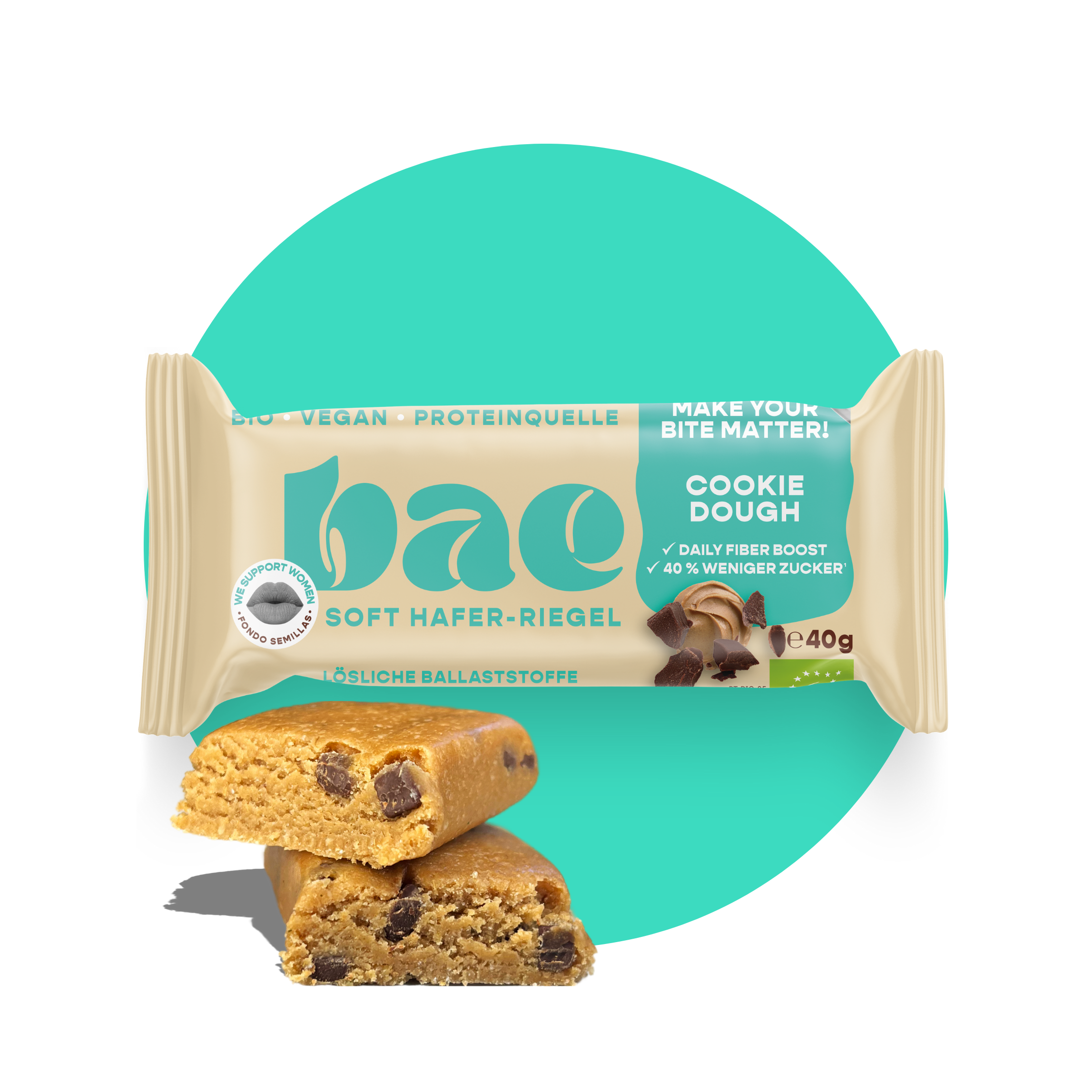 12er Box Bio-Haferriegel Cookie Dough
