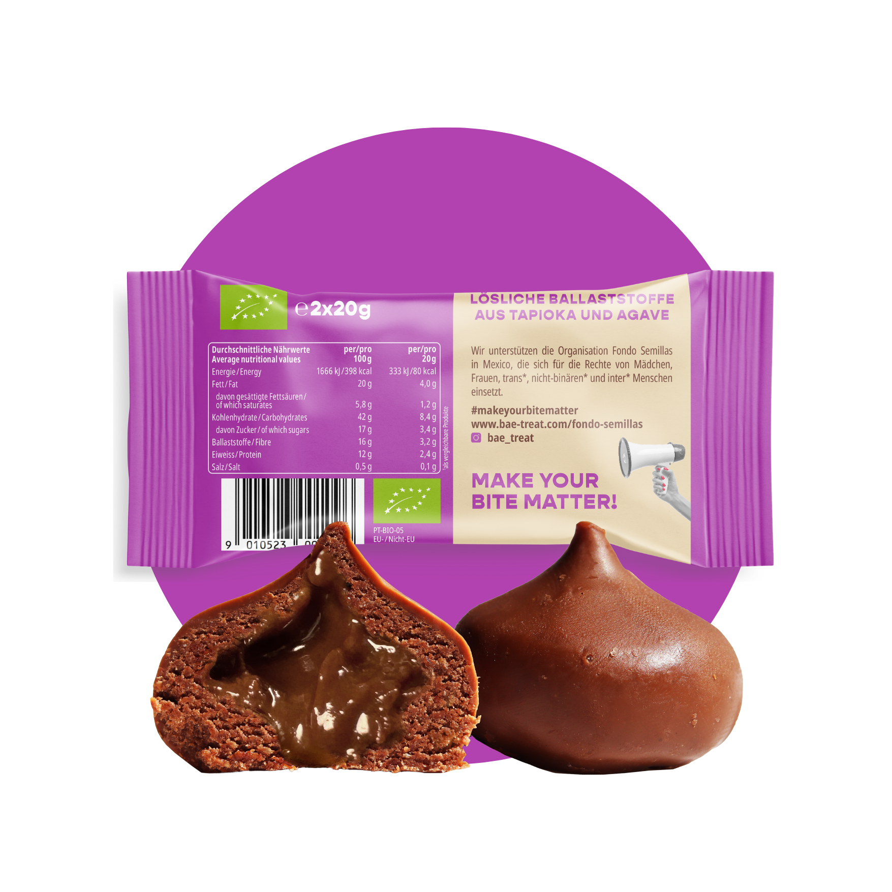 12-pack organic bites creamy nougat