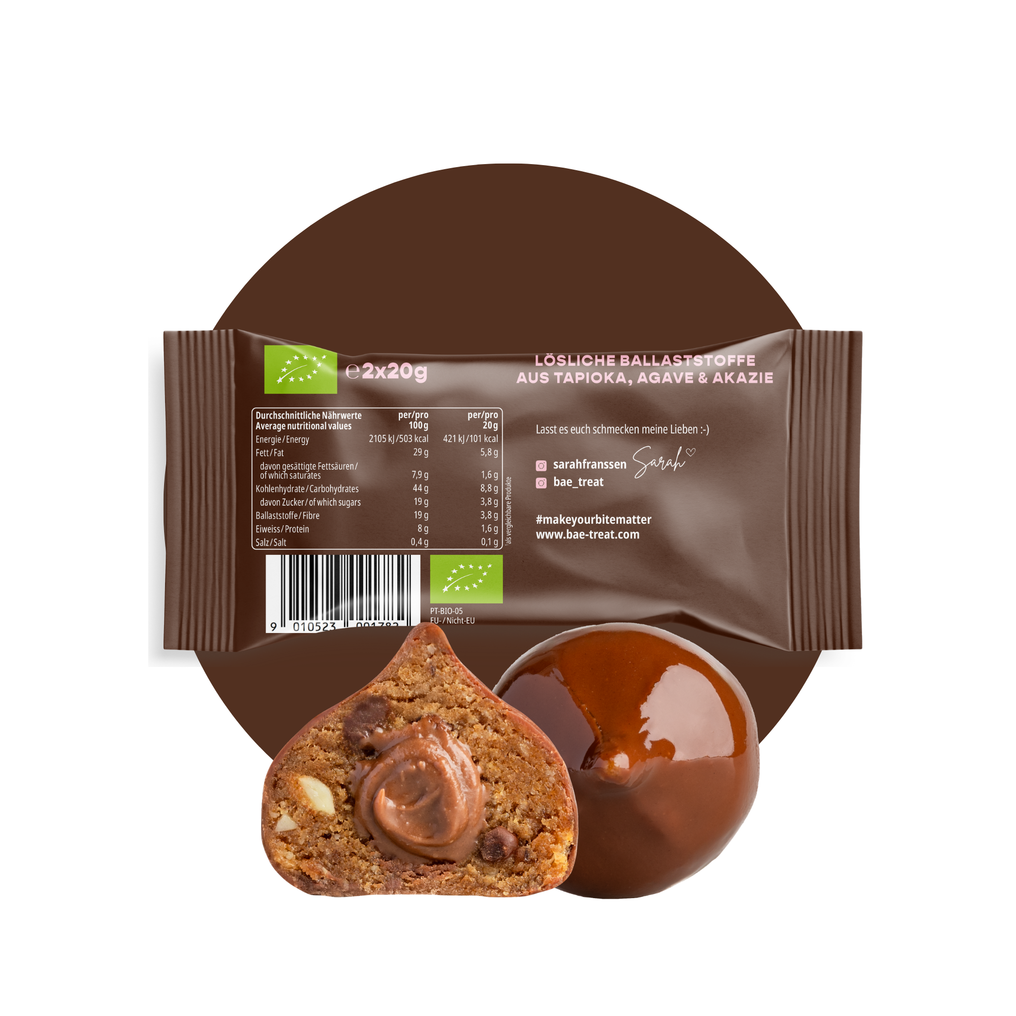 12er Box Bio-Bites Hazelnut x Sarah Franssen