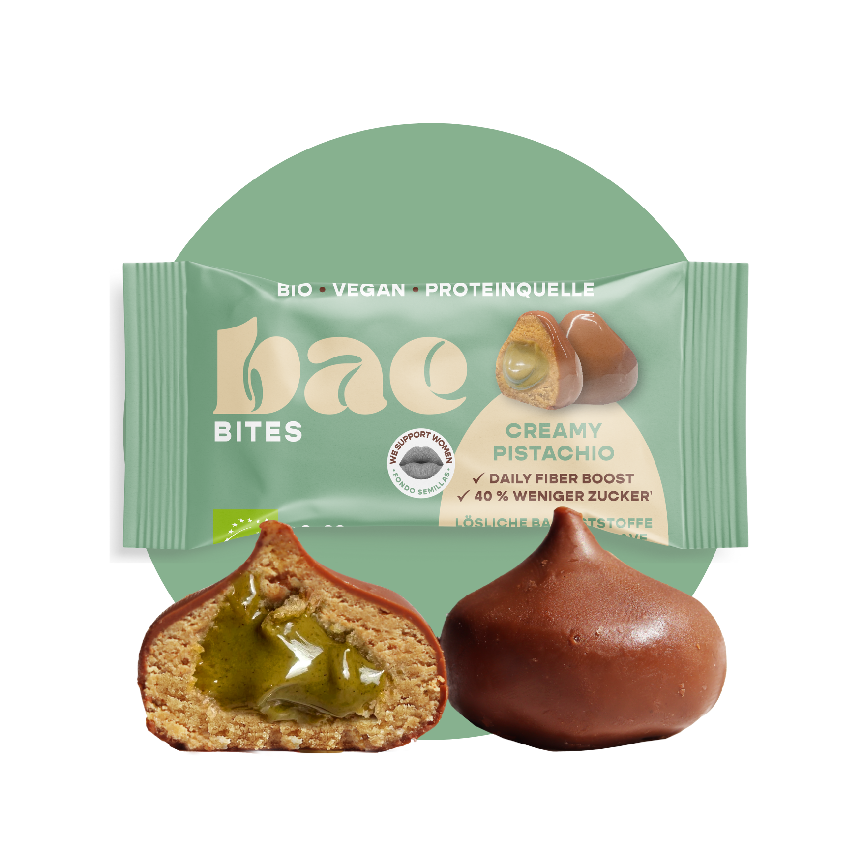 12-pack organic bites creamy pistachio